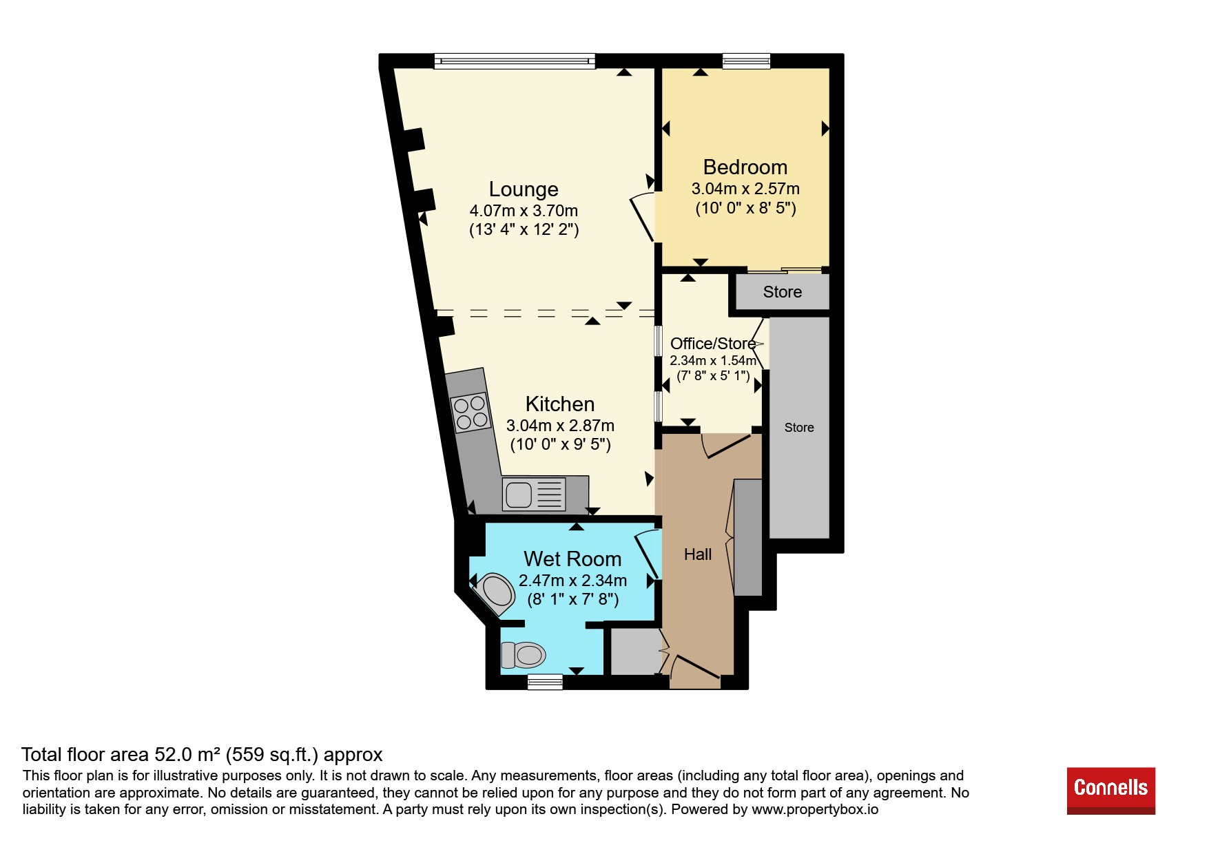 Flat 3, 1, Dousland Road, Yelverton floorplan
