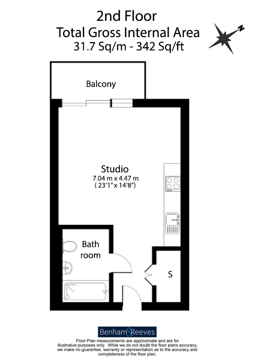 Flat 190, Warehouse Court,, Major Draper Street, Woolwich floorplan