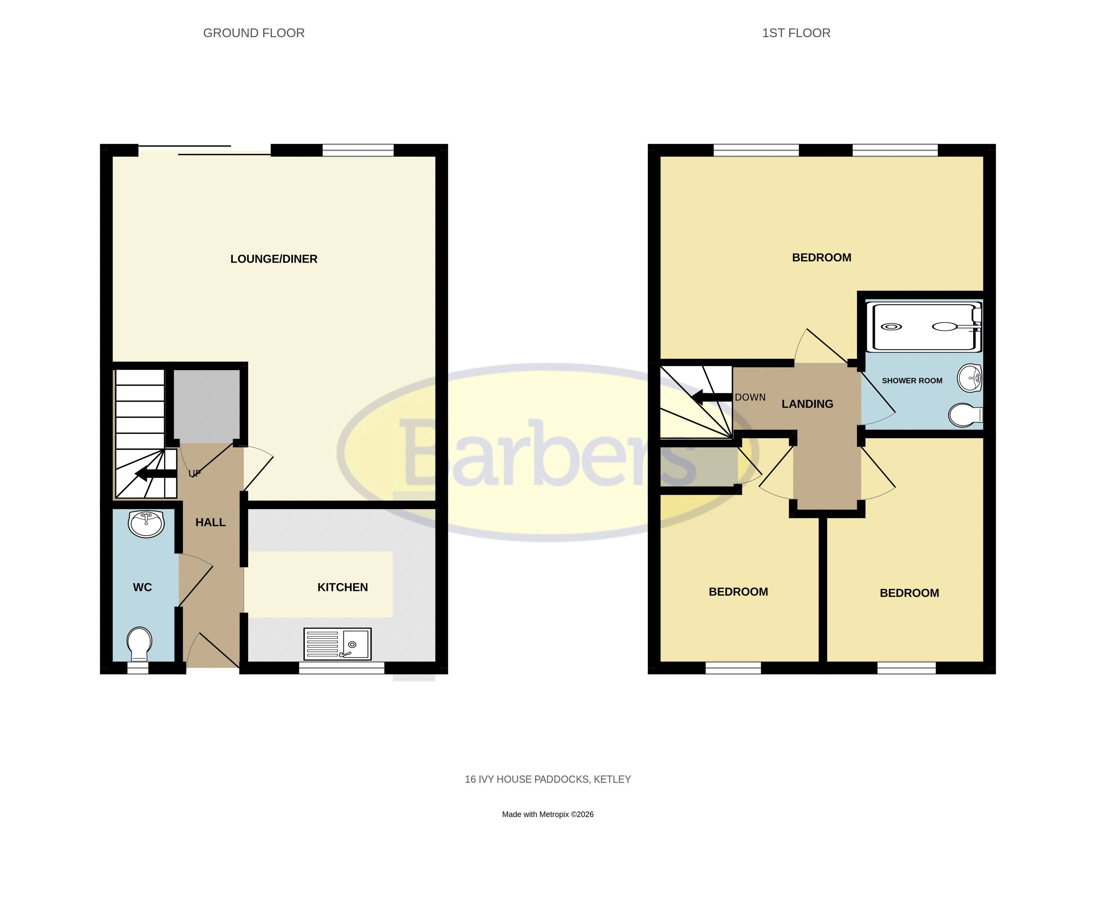 Ivy House Paddocks, Telford floorplan