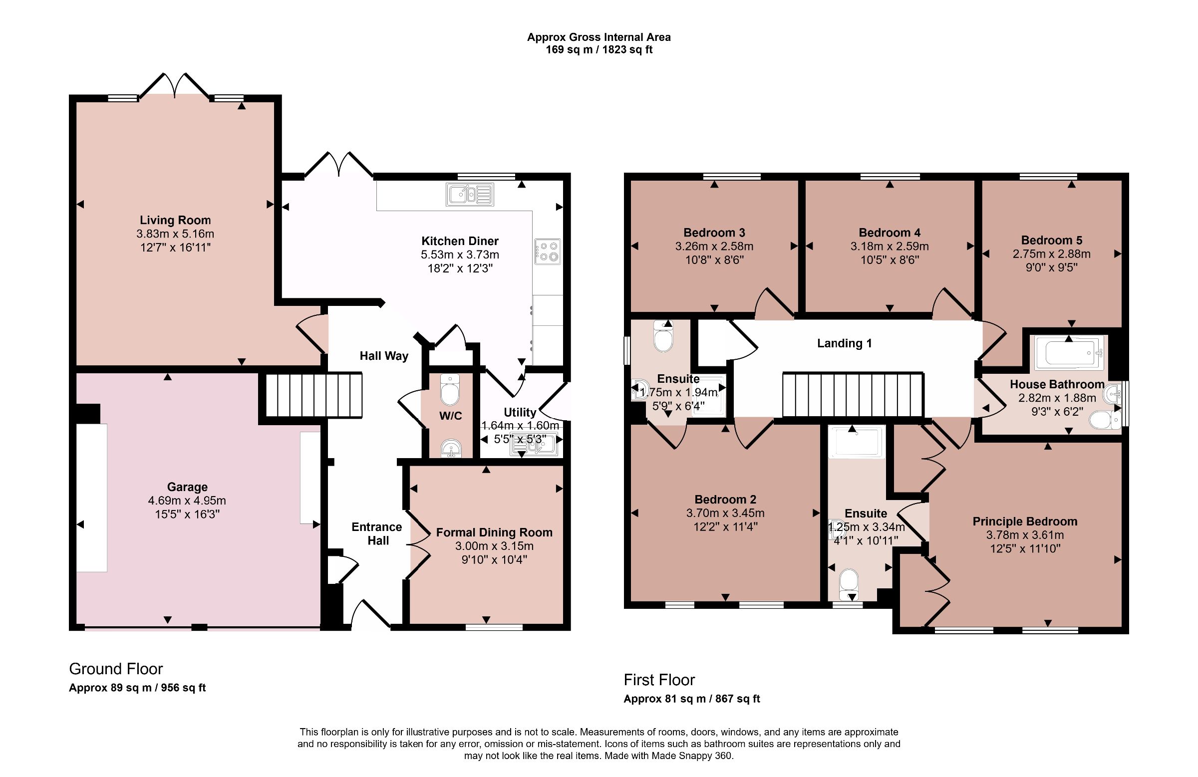19 Copper Close, Knaresborough floorplan