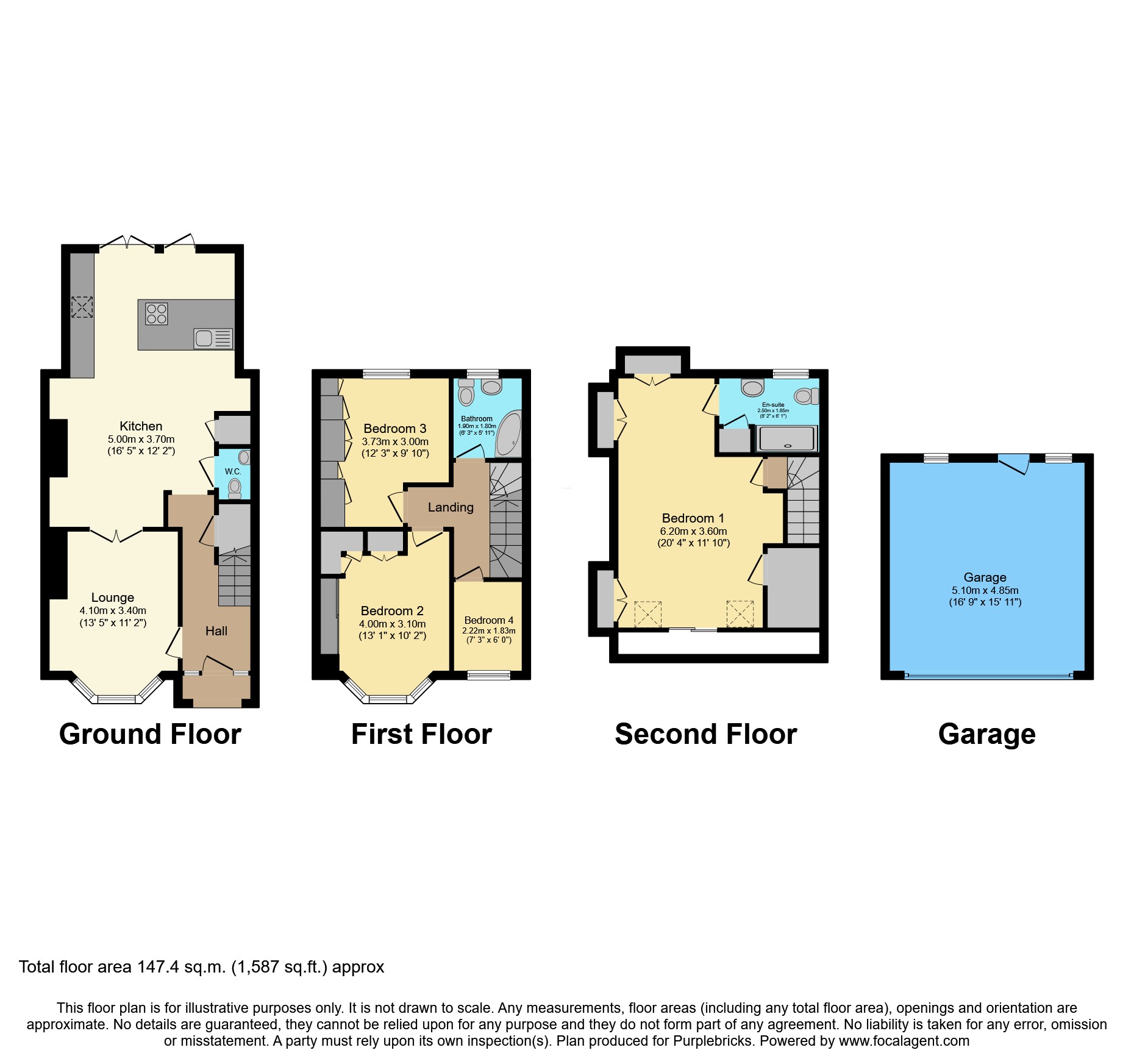 90, Hanover Gardens, Ilford floorplan