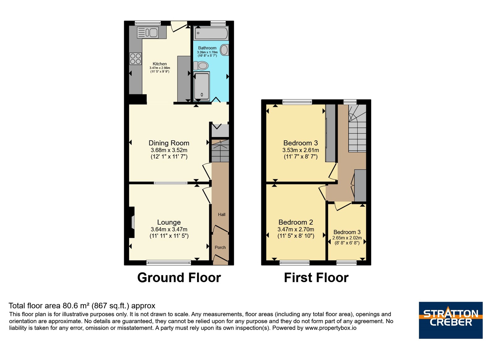 122, Trefusis Road, Cornwall floorplan