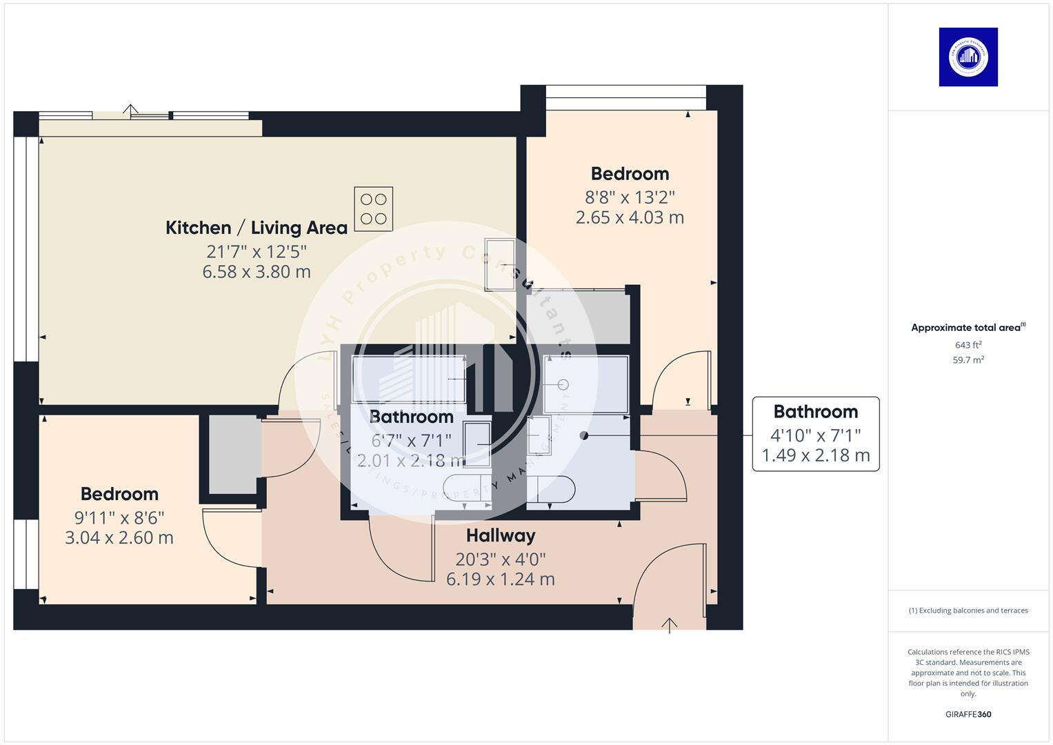 30 Ryland Street, Birmingham floorplan