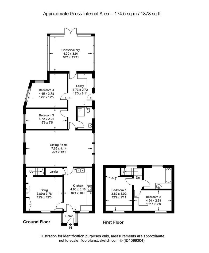 Mill Cottage, Torrington floorplan