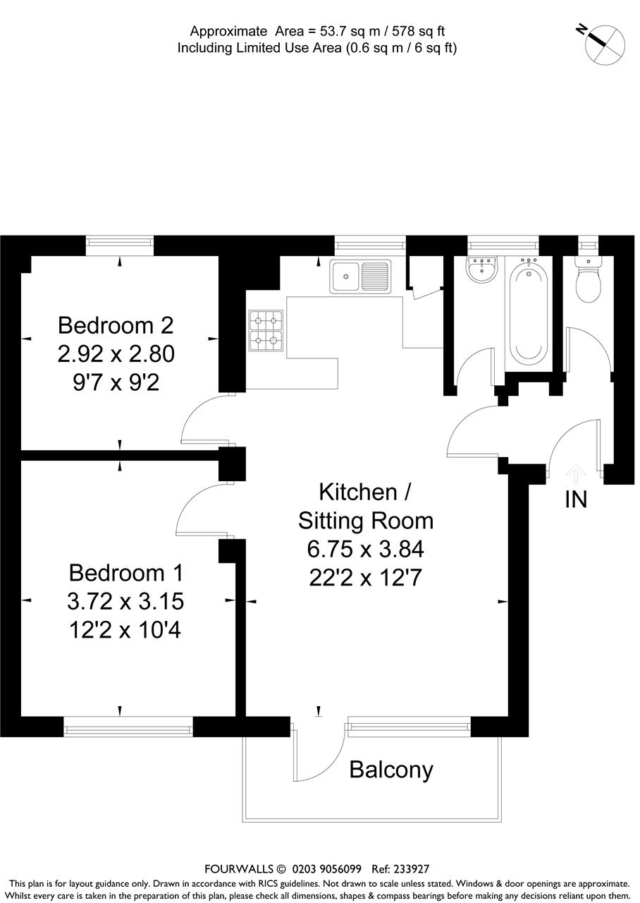 2 Bedrooms Flat for sale in Keymer Court, Burgess Hill RH15