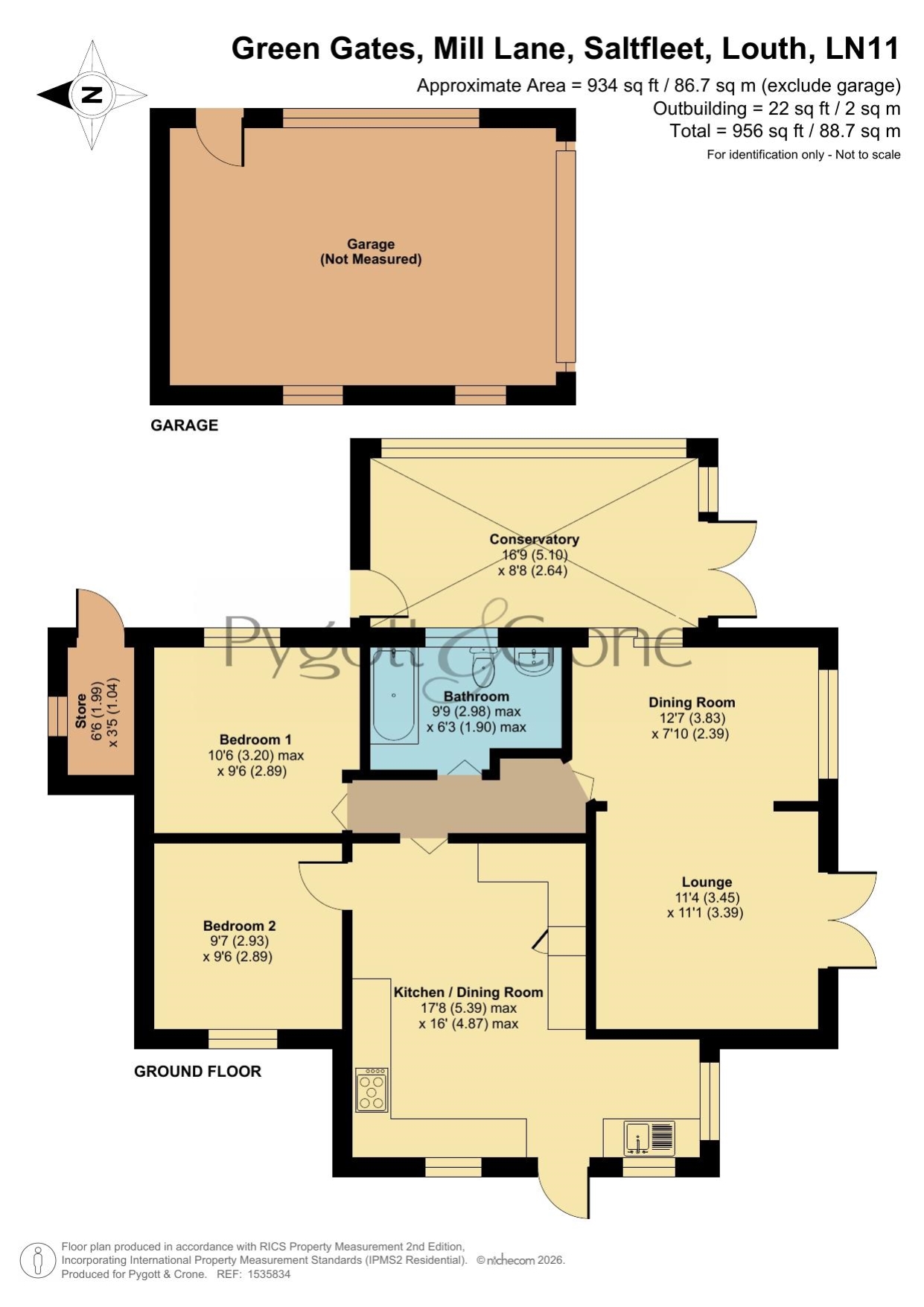 Mill Lane, Louth floorplan