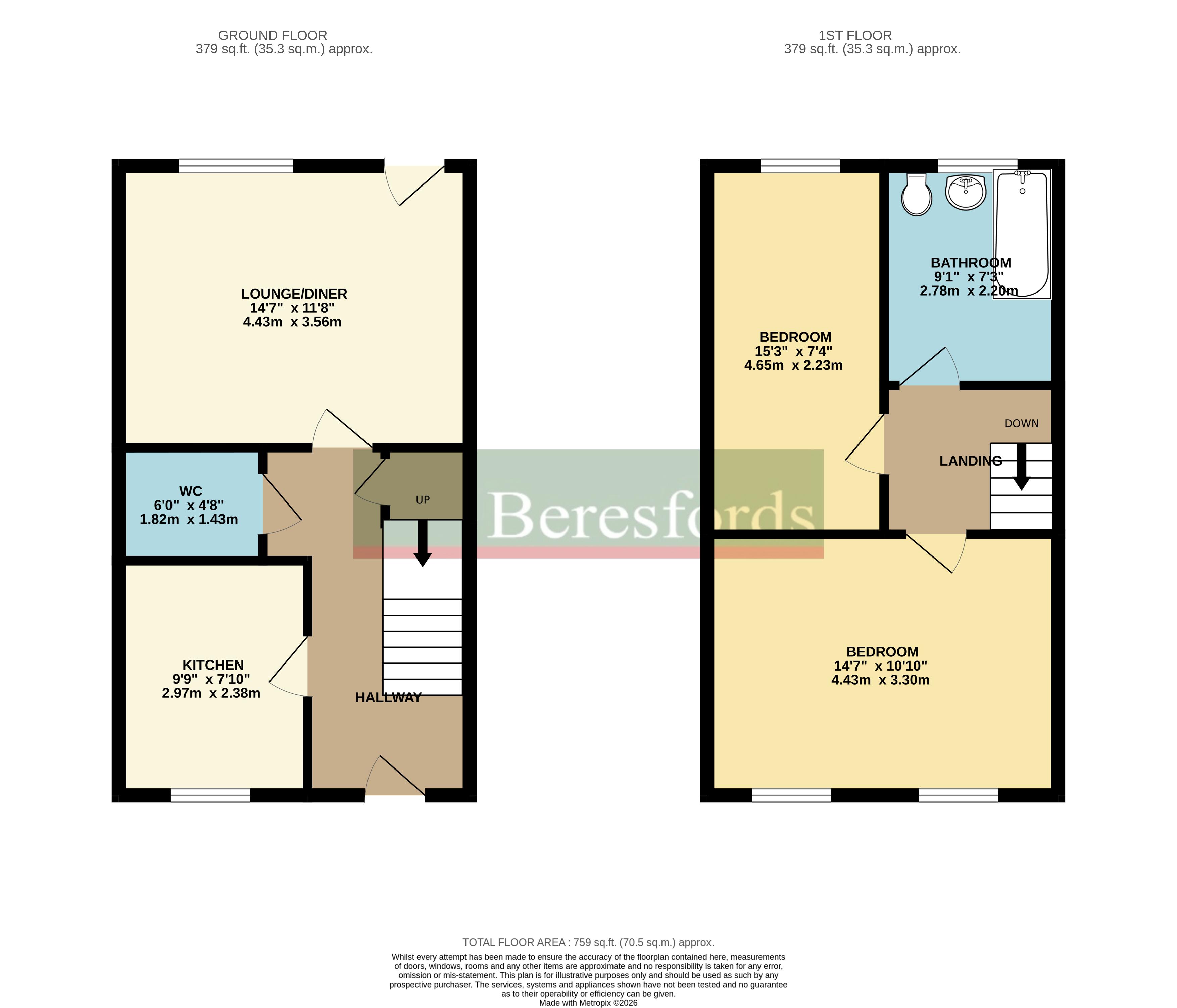 10, Amber Link, Chelmsford floorplan