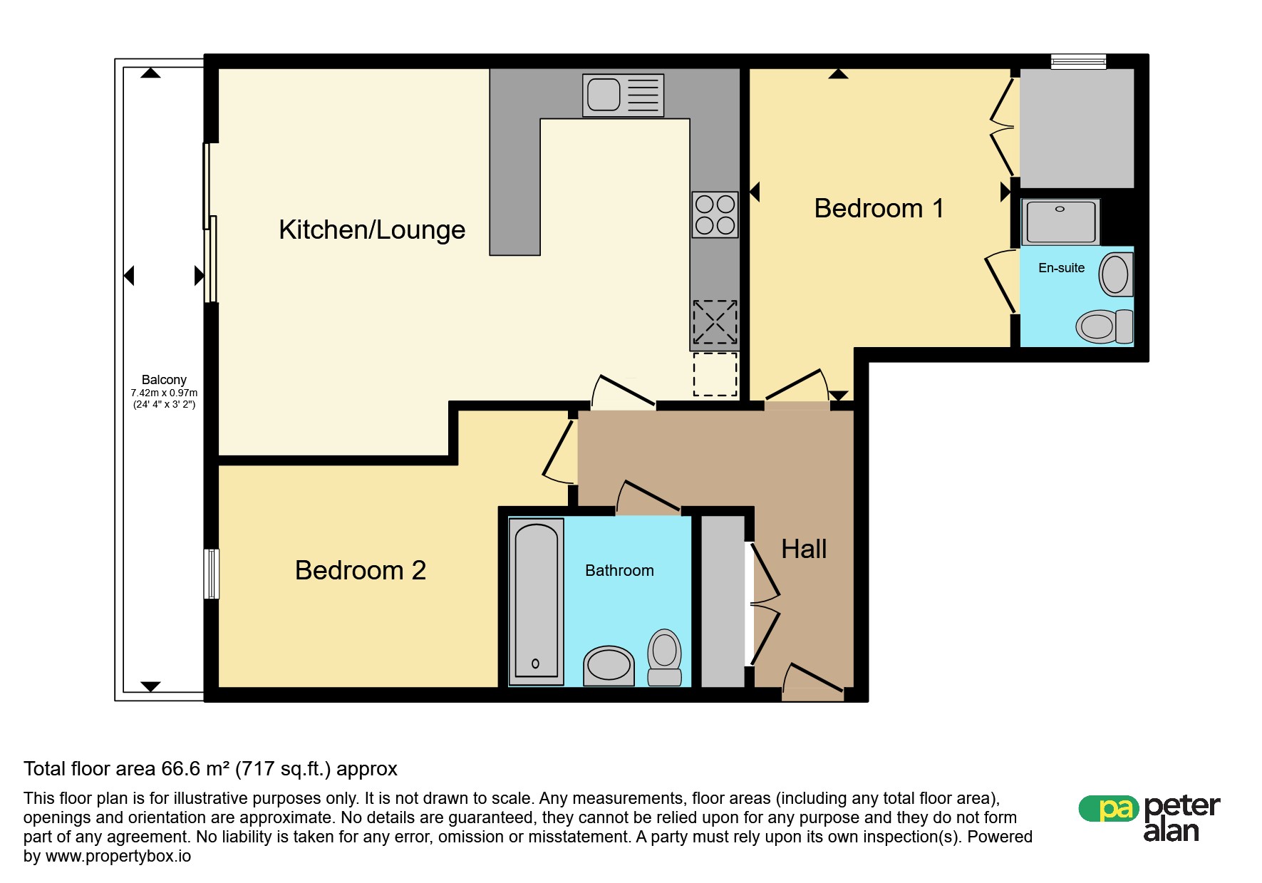 31, Pendeen House, Ferry Court, CARDIFF floorplan