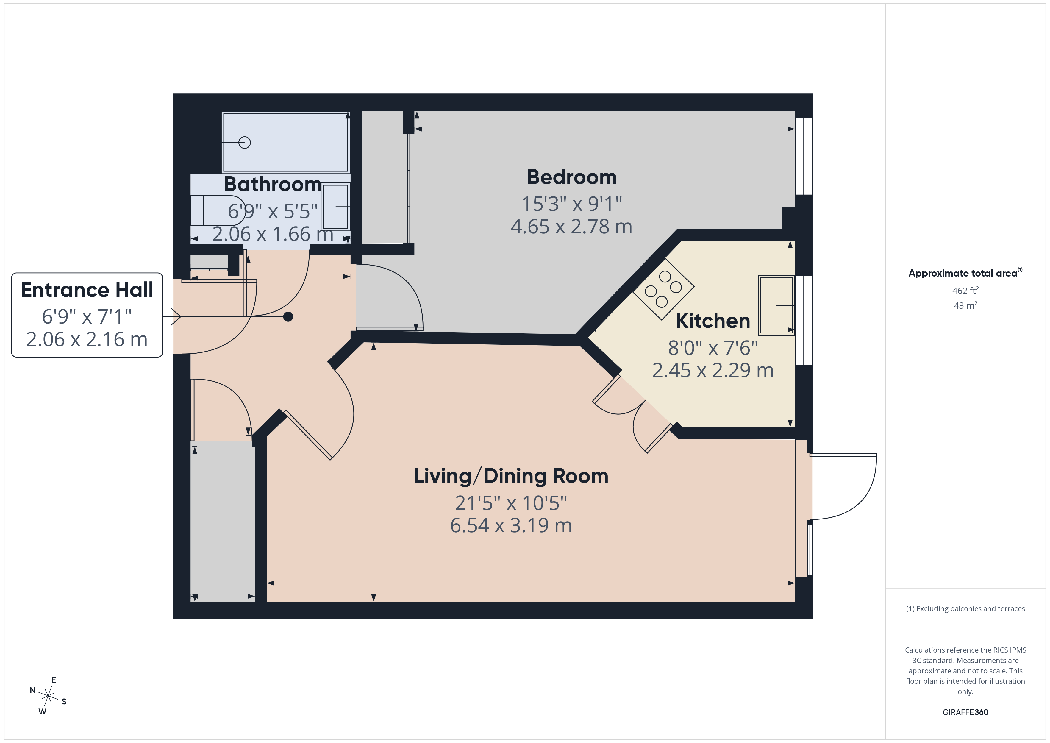 8, Pentyre Court, Bude floorplan