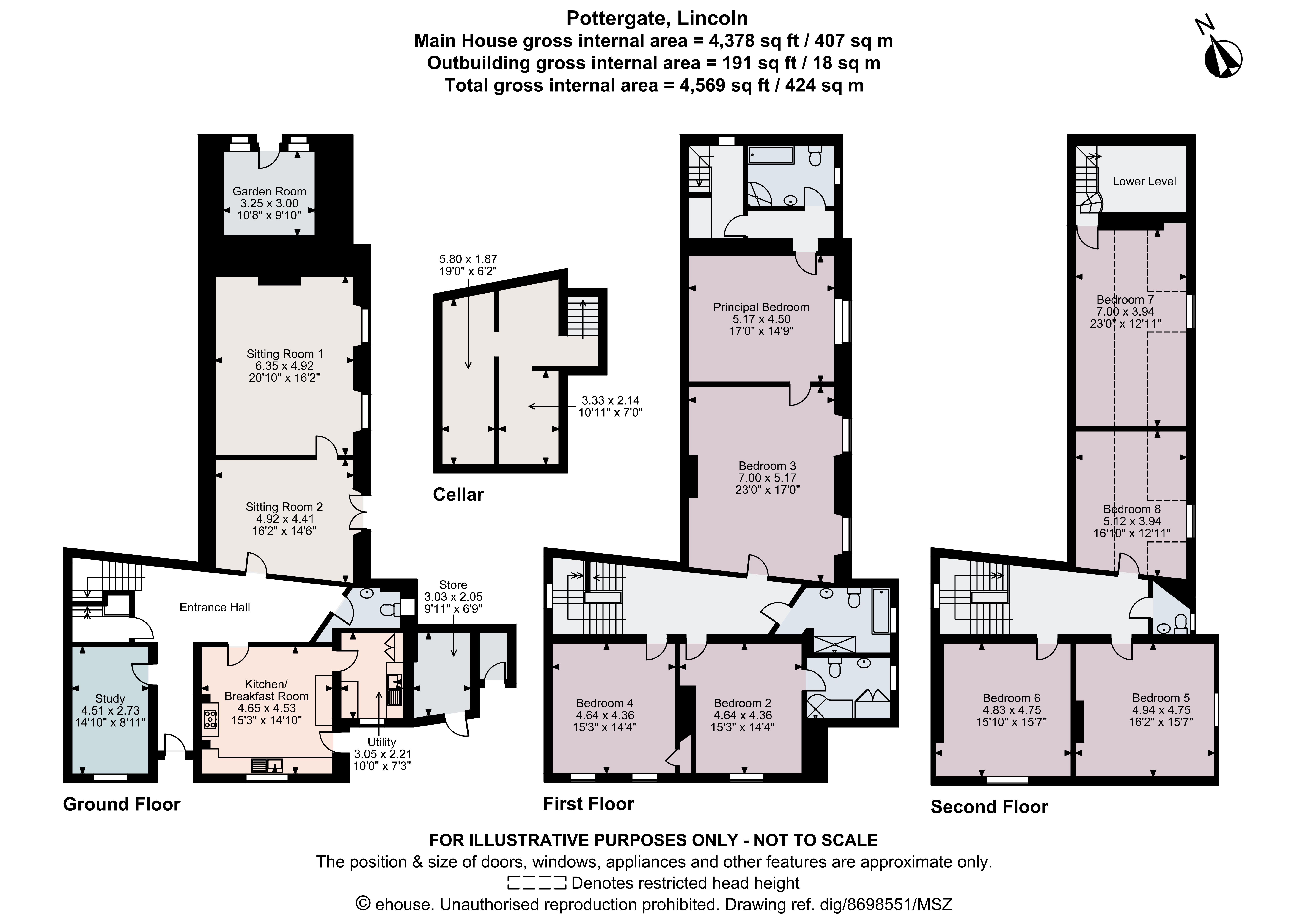 2, Pottergate, Lincolnshire floorplan