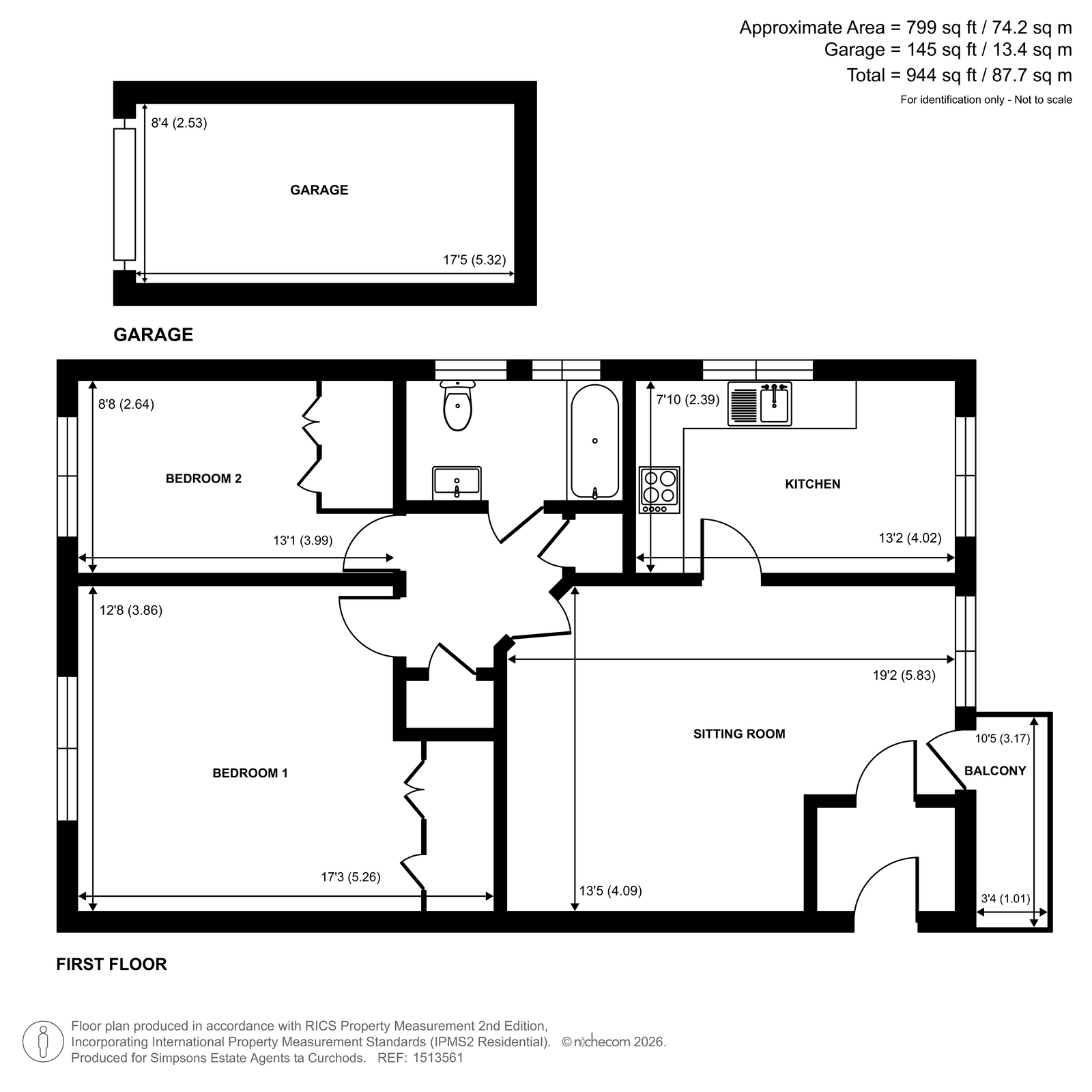 5, Braywick Court, Kingston Upon Thames floorplan
