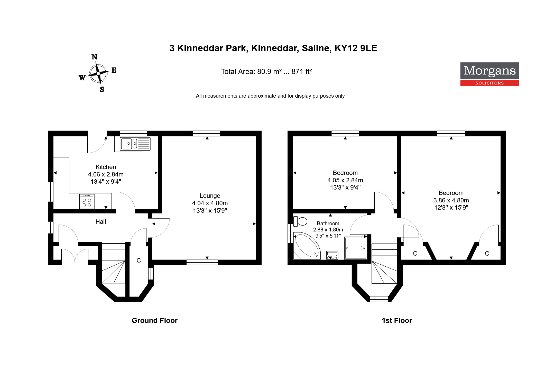 3, Kinneddar Park, Saline floorplan