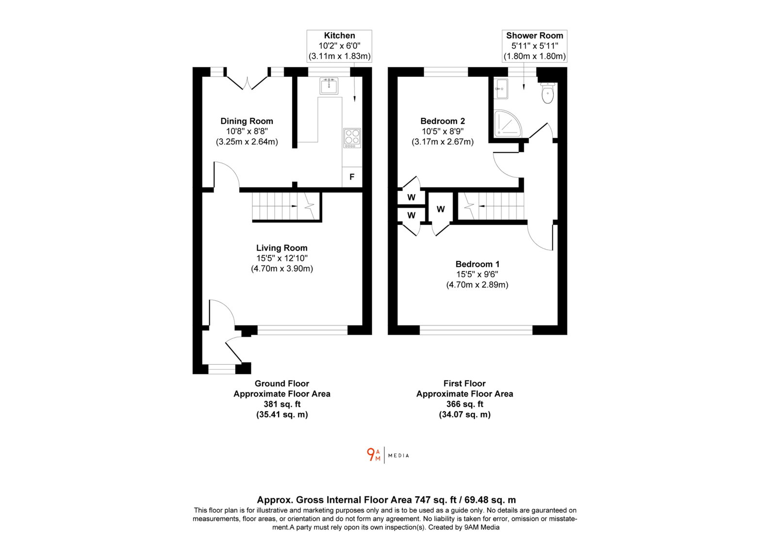 106, Craigmount, Kirkcaldy floorplan