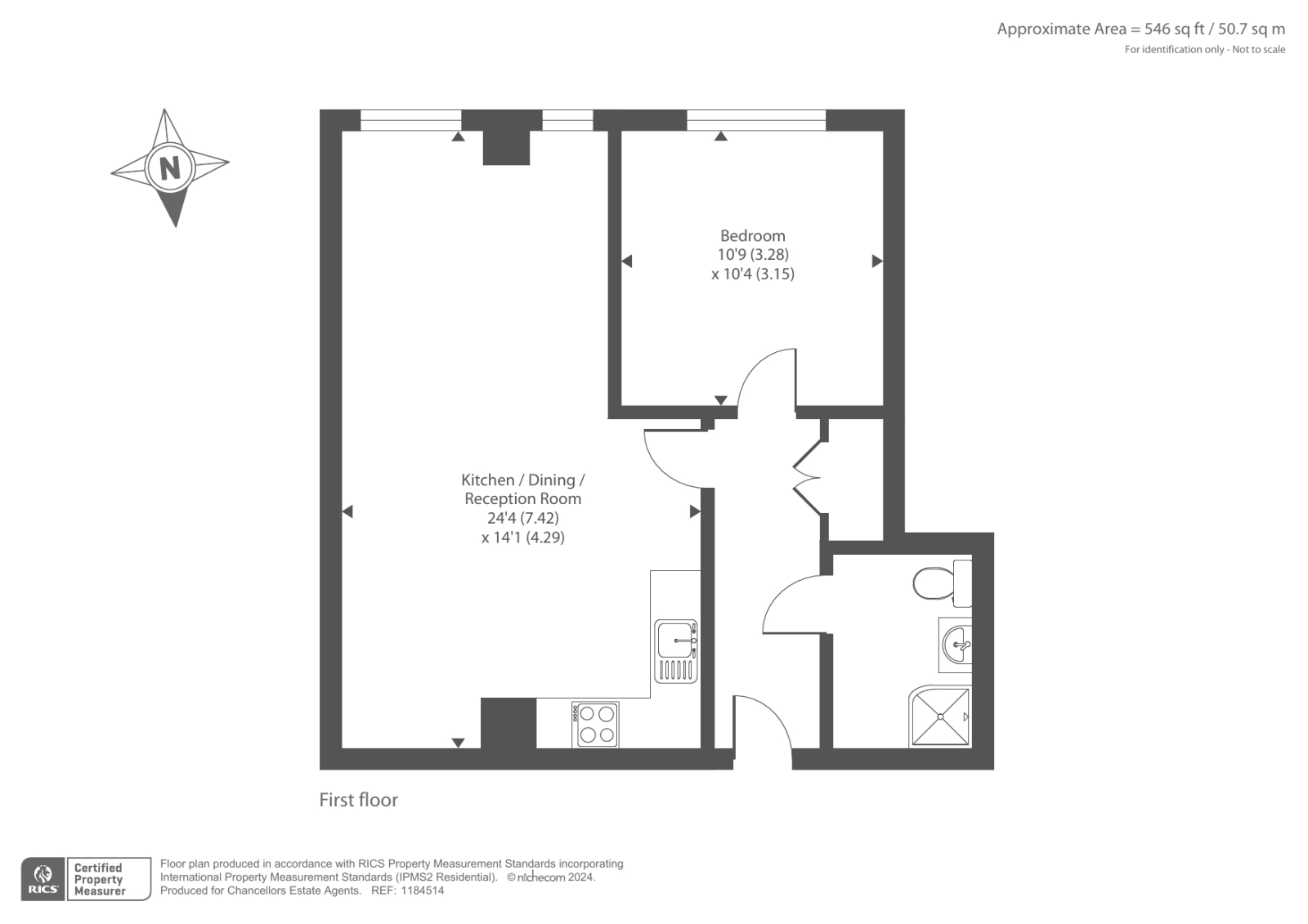 Flat 8 Cornwall House,, High Street, Slough floorplan