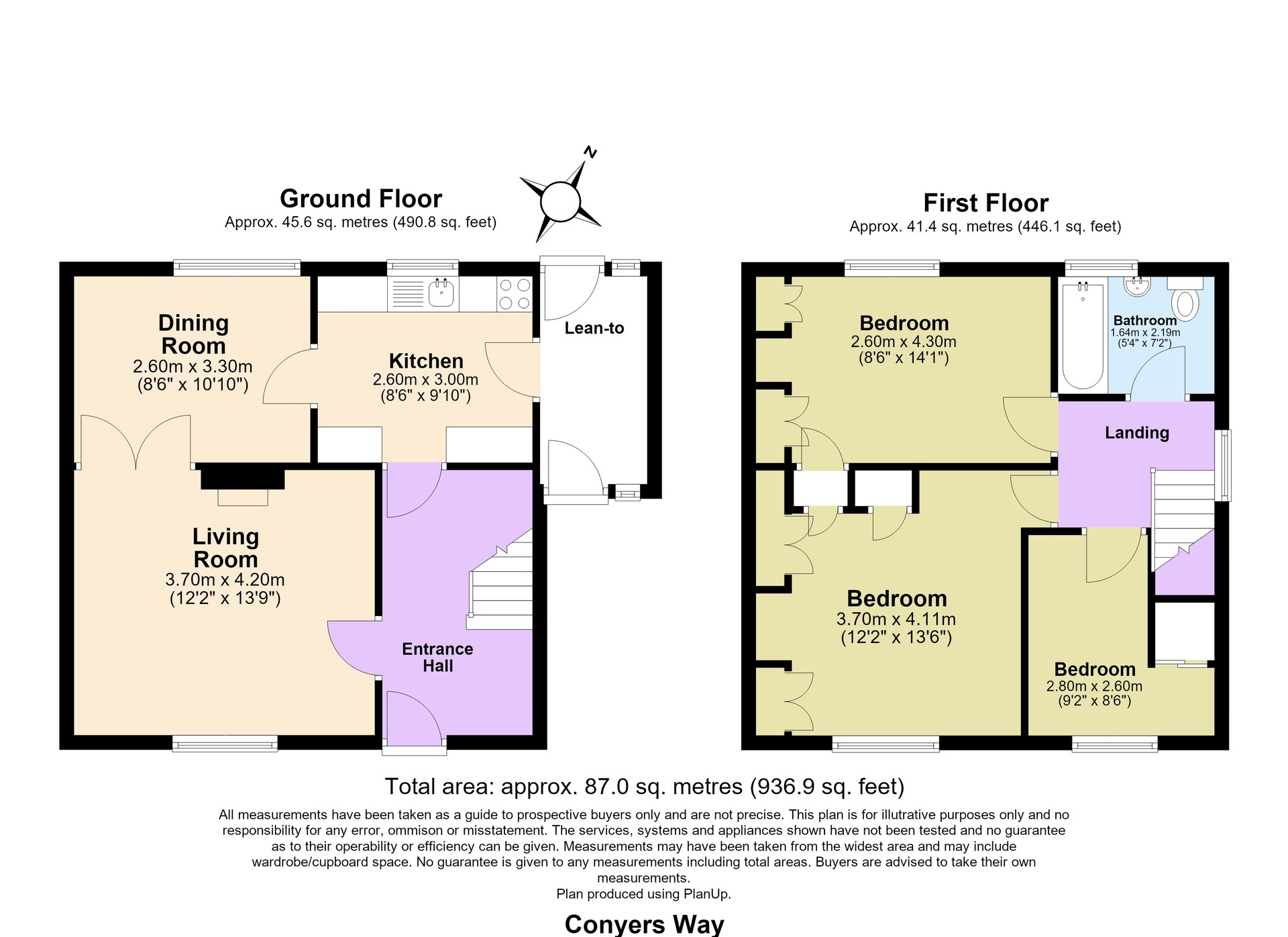 31, Conyers Way, Loughton floorplan