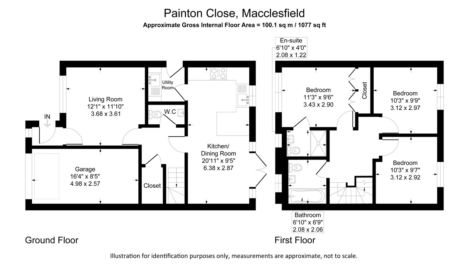 3, Painton Close, Macclesfield floorplan