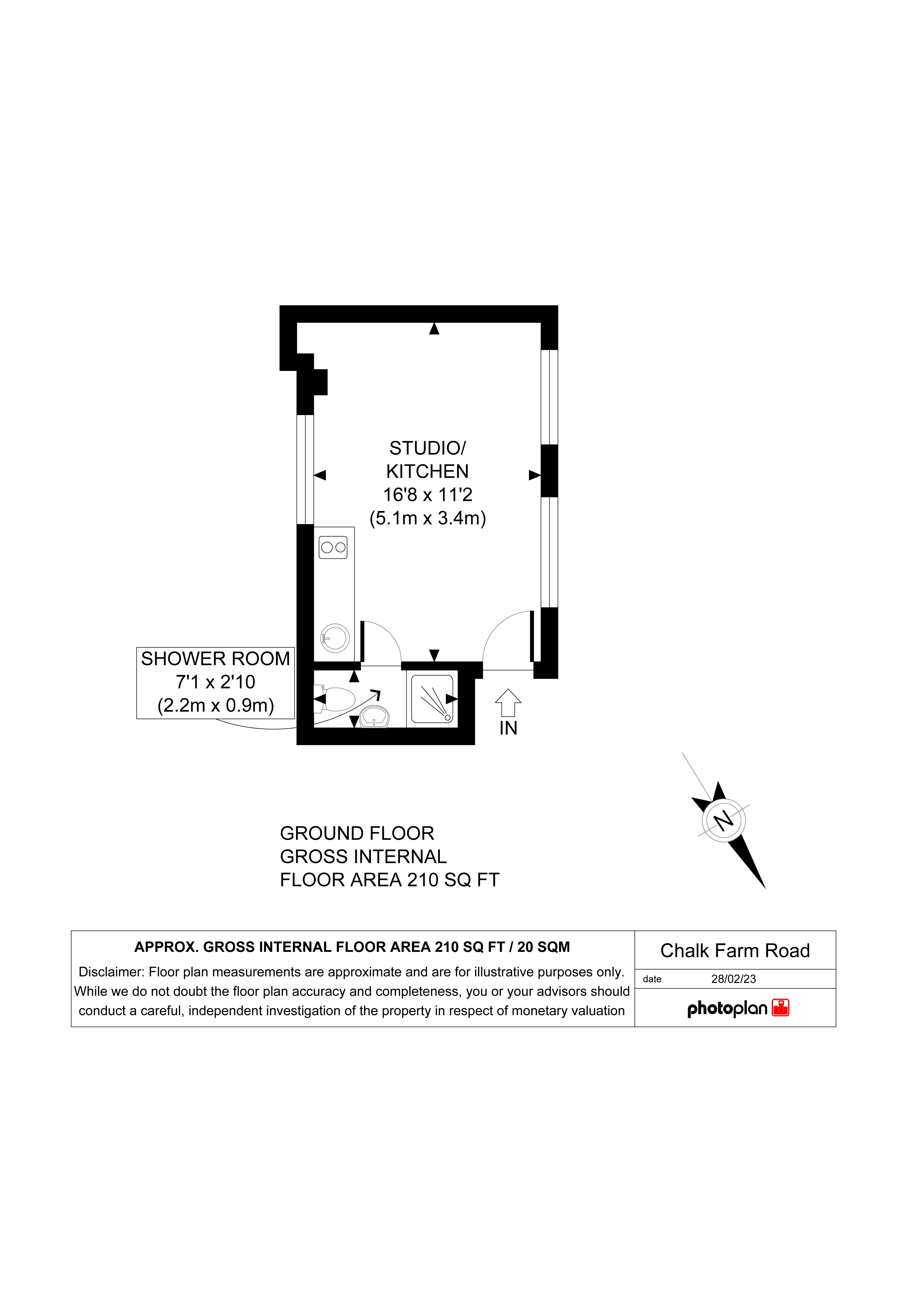 Studio to rent in Chalk Farm Road, London NW1 64053172 Zoopla