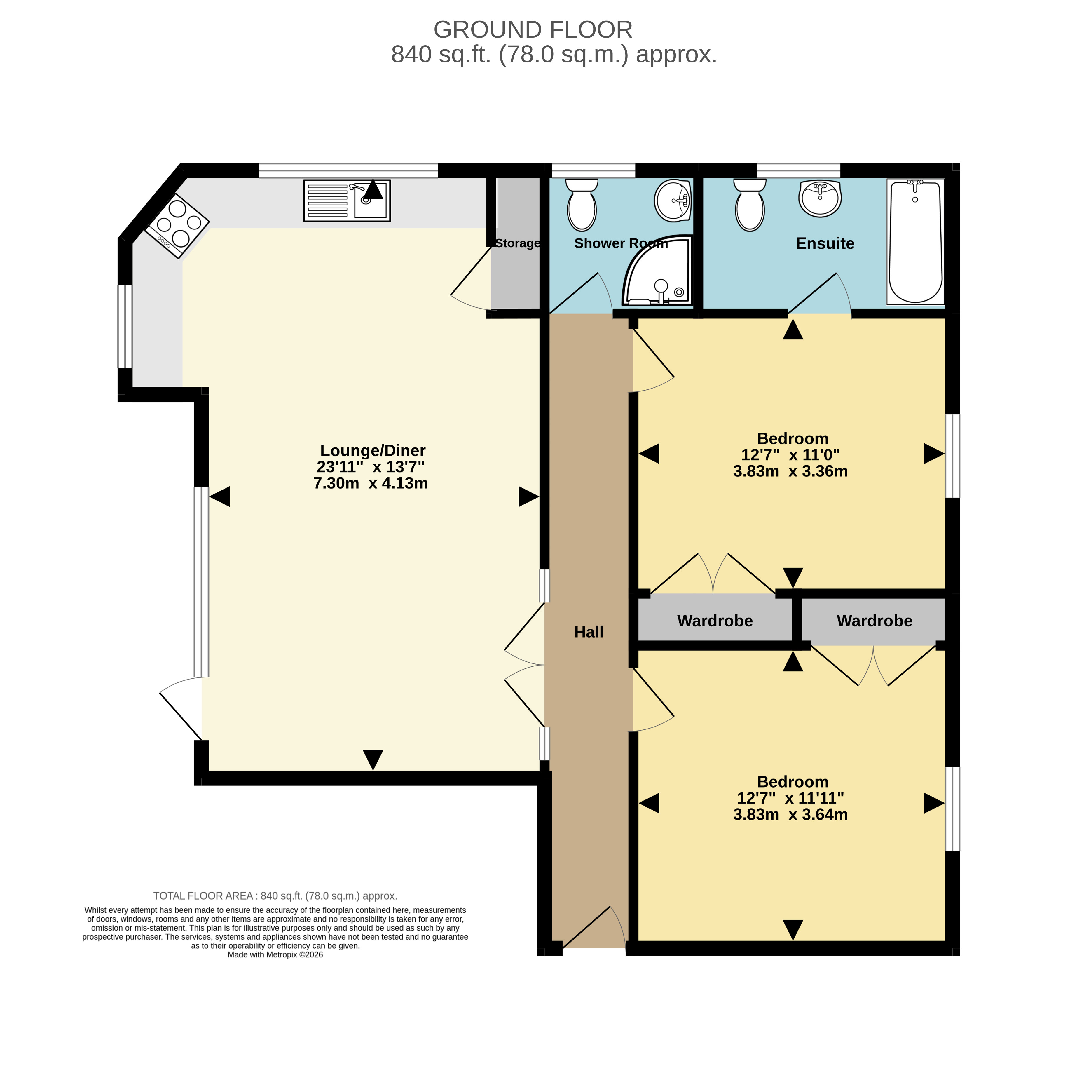 Sea Road, Kent floorplan