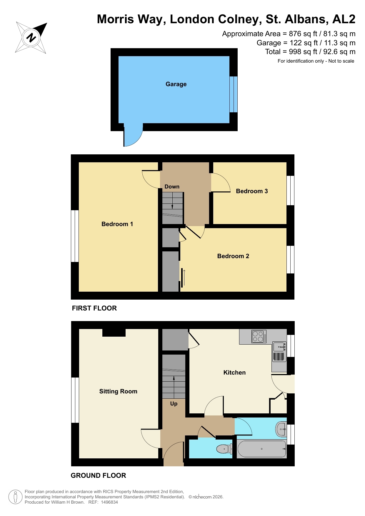 7, Morris Way, St. Albans floorplan