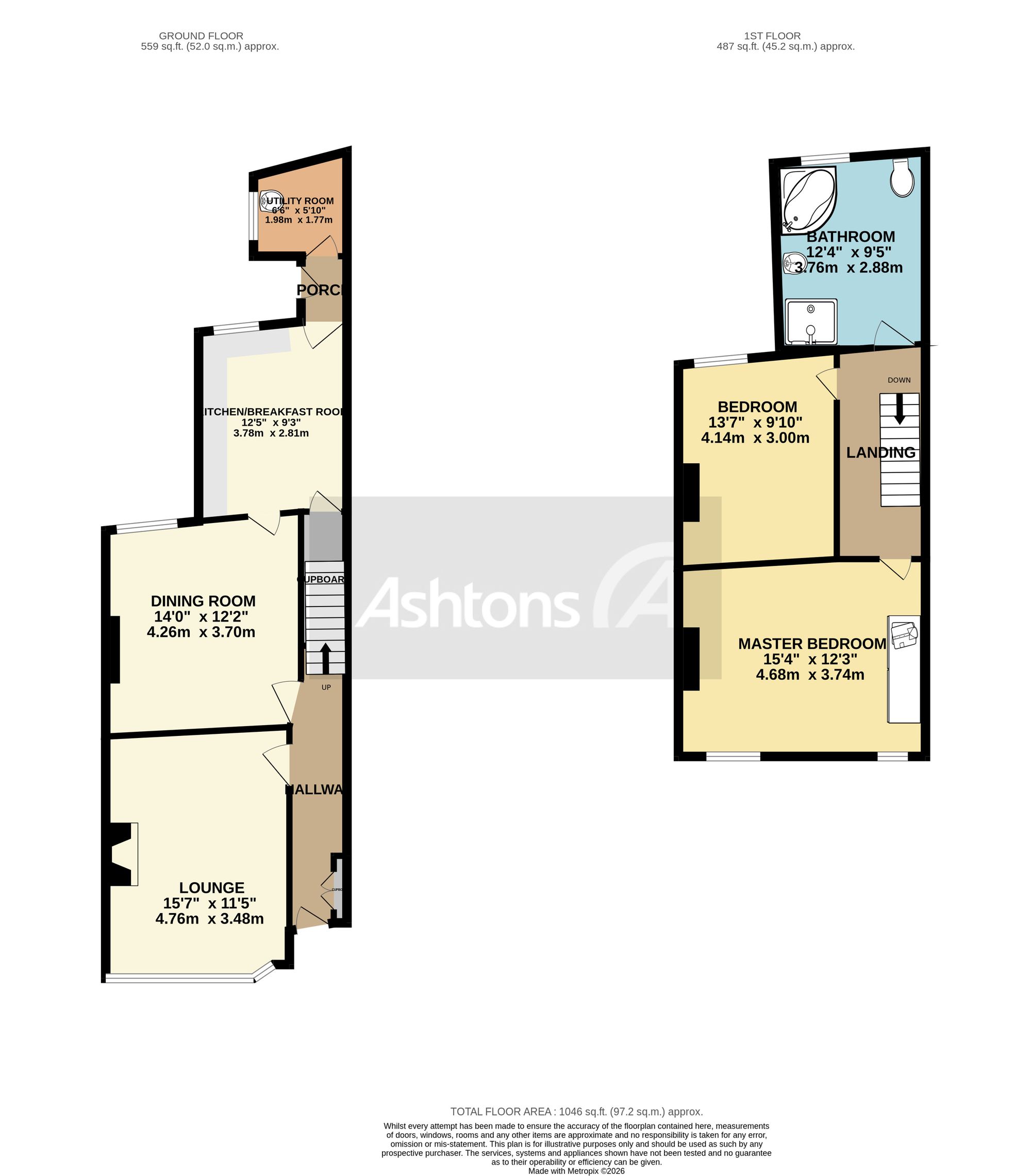8 Marsh Street, Warrington floorplan