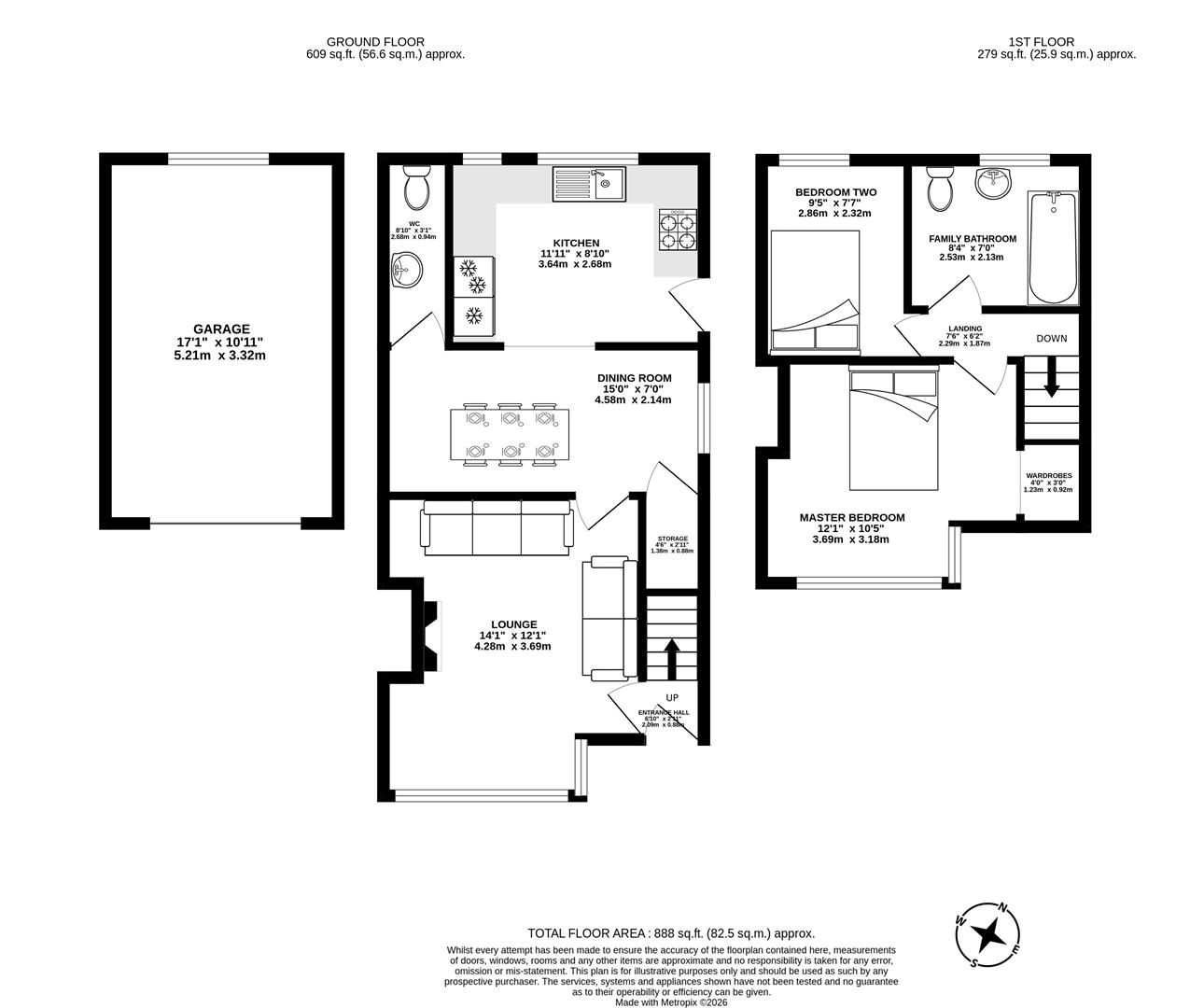 23, Regent Street, Chorley floorplan