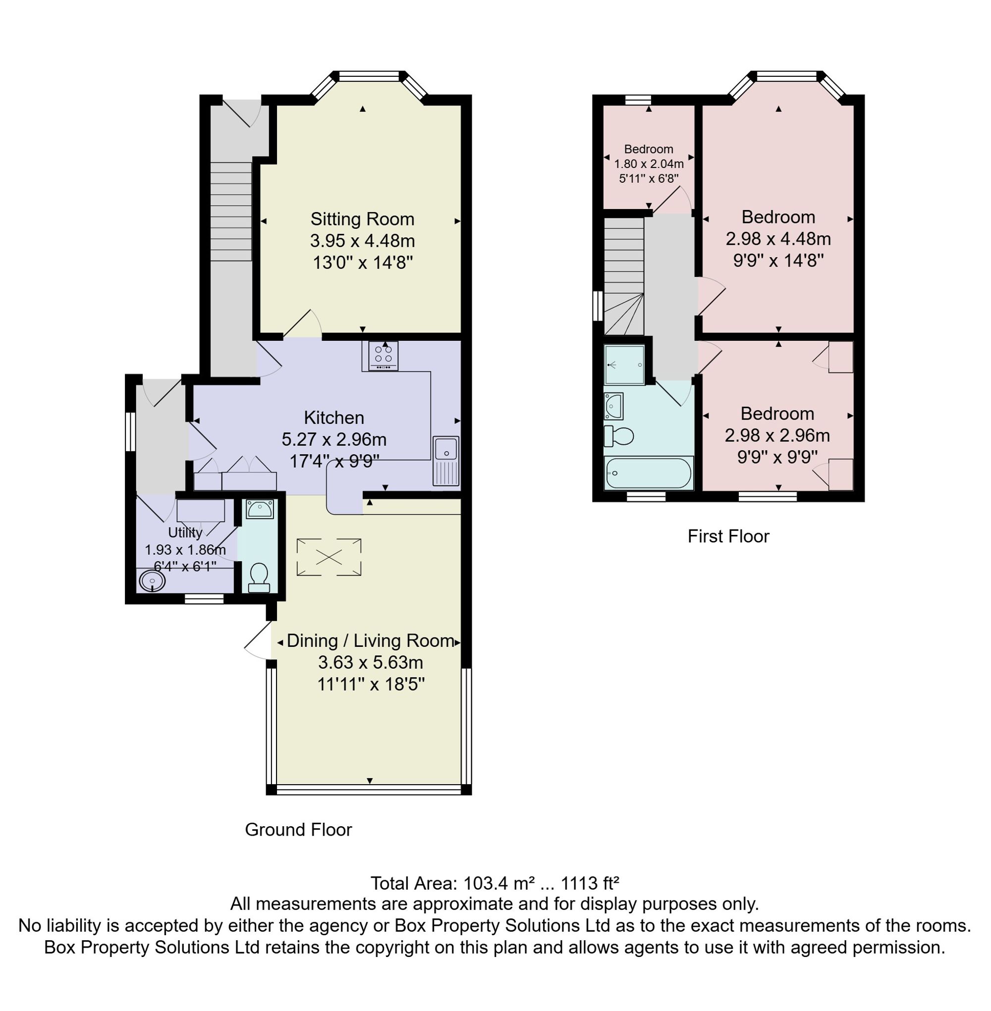 83 Harlow Crescent, Harrogate floorplan