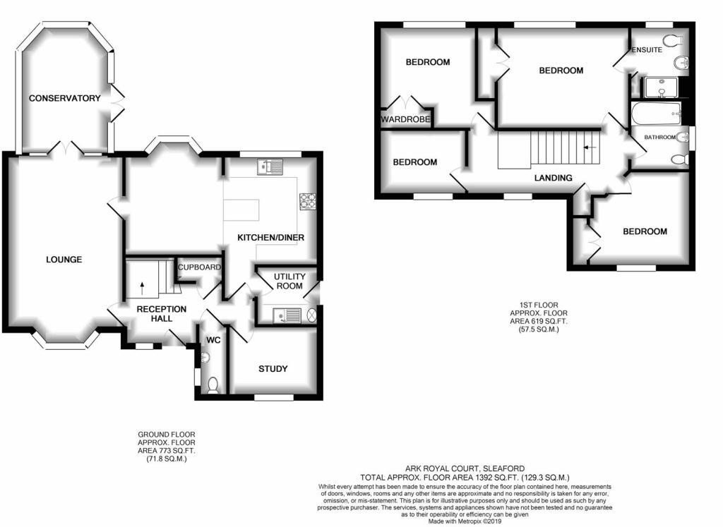8, Ark Royal Court, Sleaford floorplan
