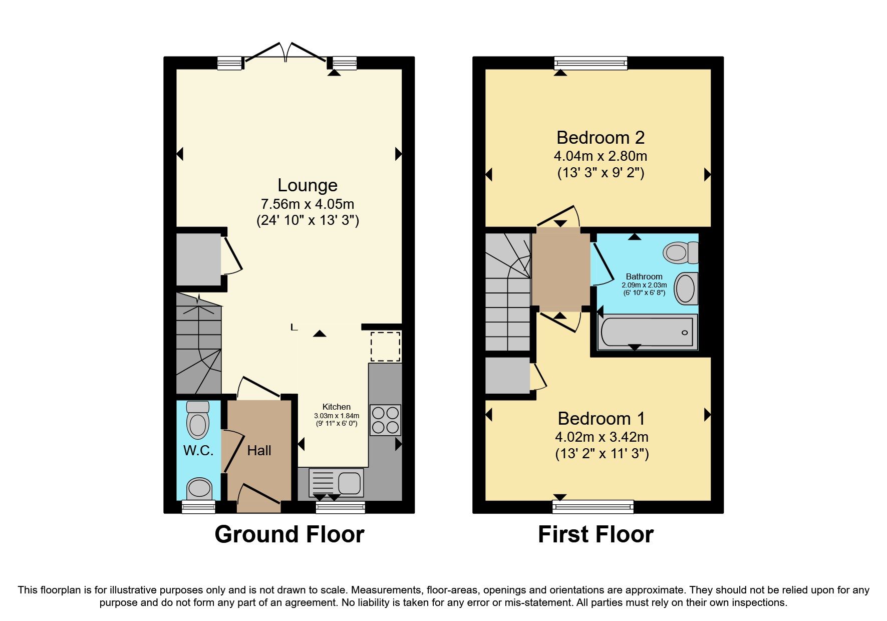 Centenary Way, Threemilestone, Truro, Cornwall TR3, 2 bedroom terraced