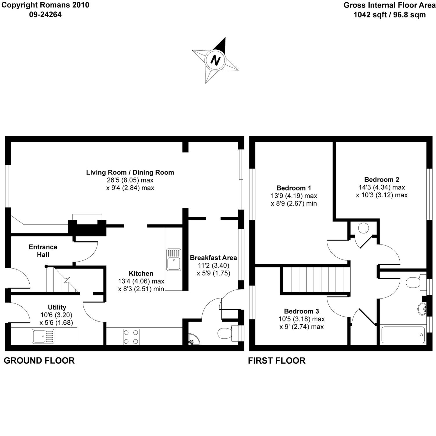 3 Bedrooms Terraced house for sale in Basemoors, Bullbrook, Bracknell RG12