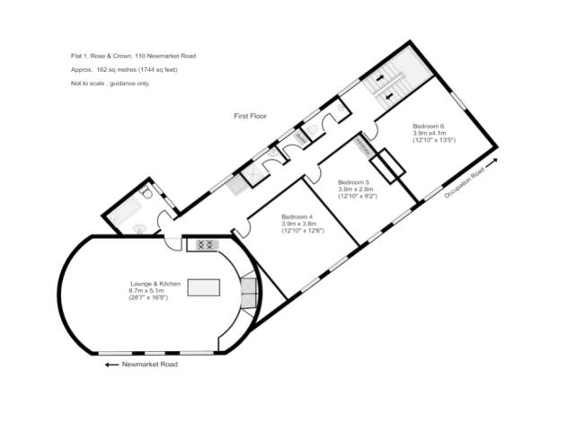 6 Bedrooms Flat to rent in Rose And Crown House, 110 Newmarket Road, Cambridge CB5