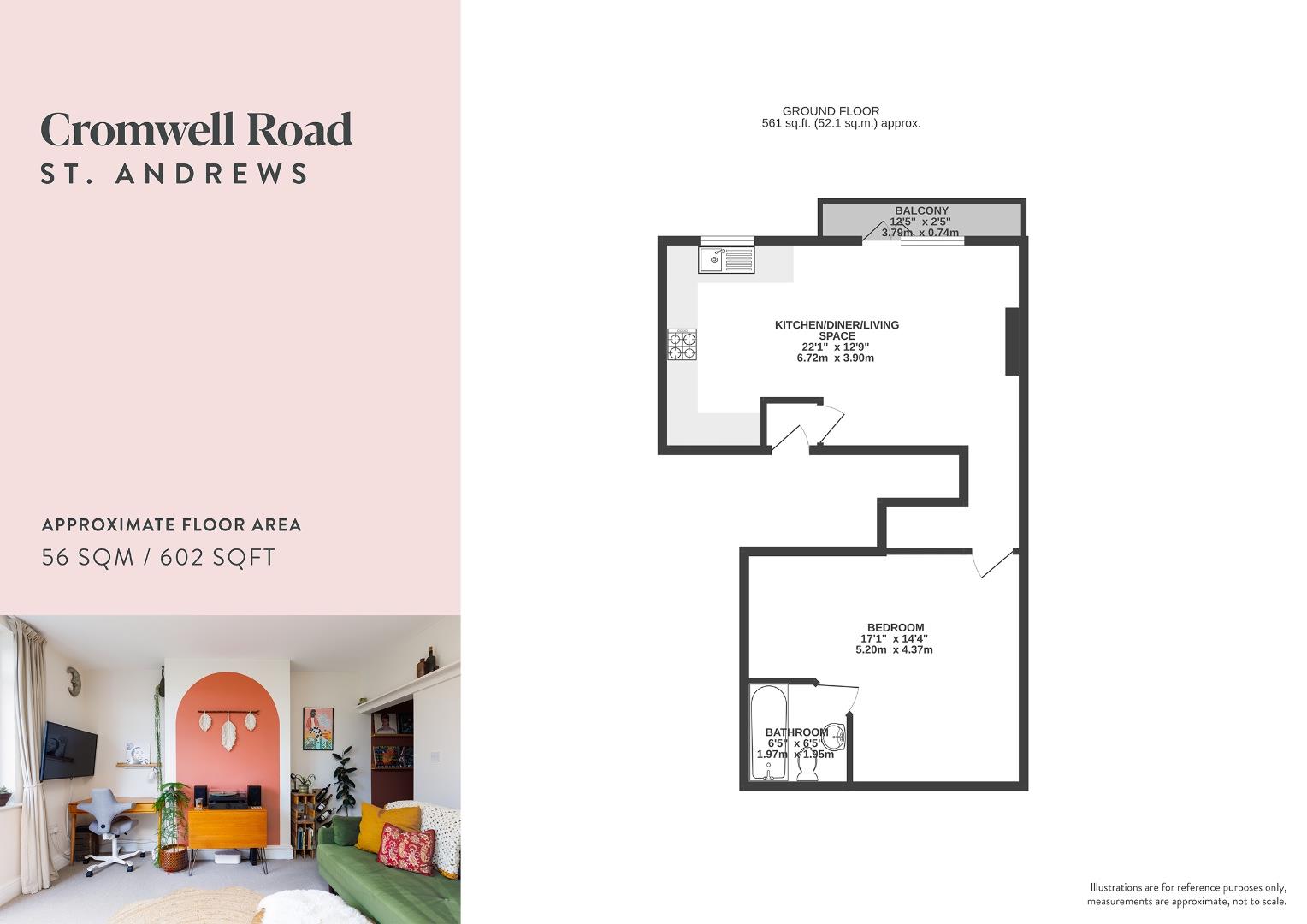 Ground Floor Flat, 47, Cromwell Road, Bristol floorplan
