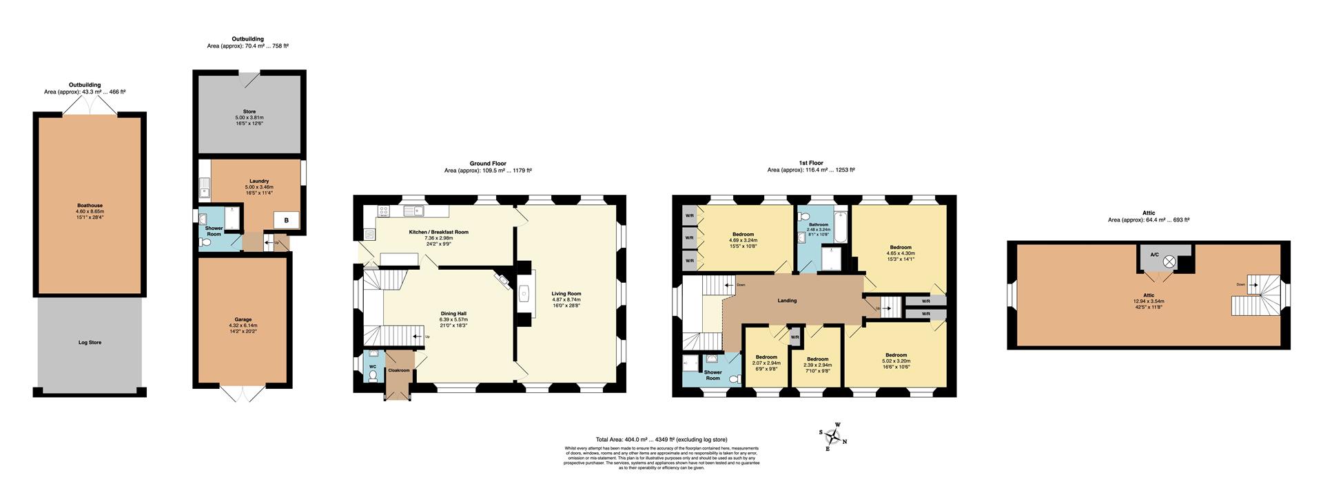 Lerryn Quay House, Lostwithiel floorplan