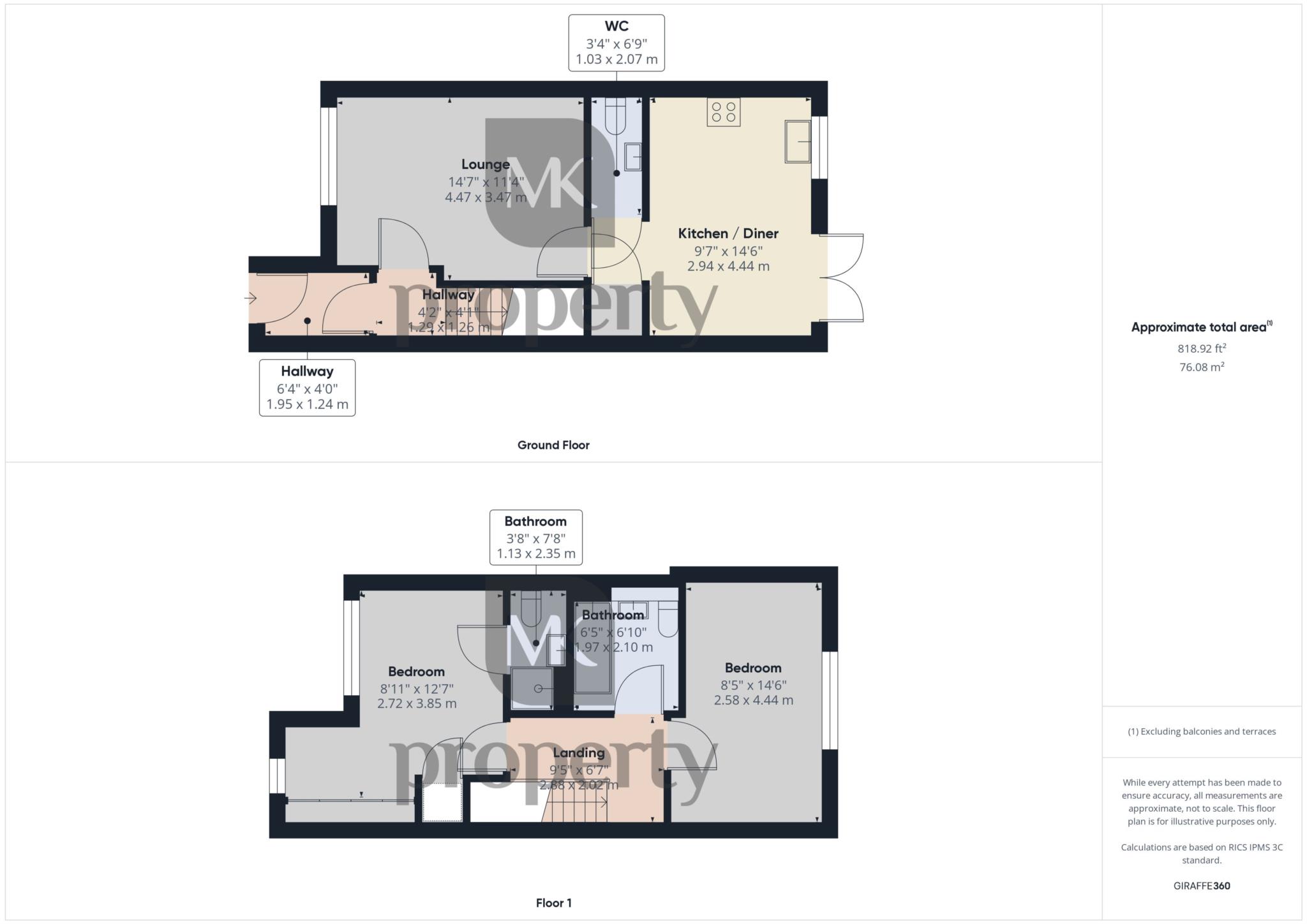 24, Lamour Lane, Milton Keynes floorplan