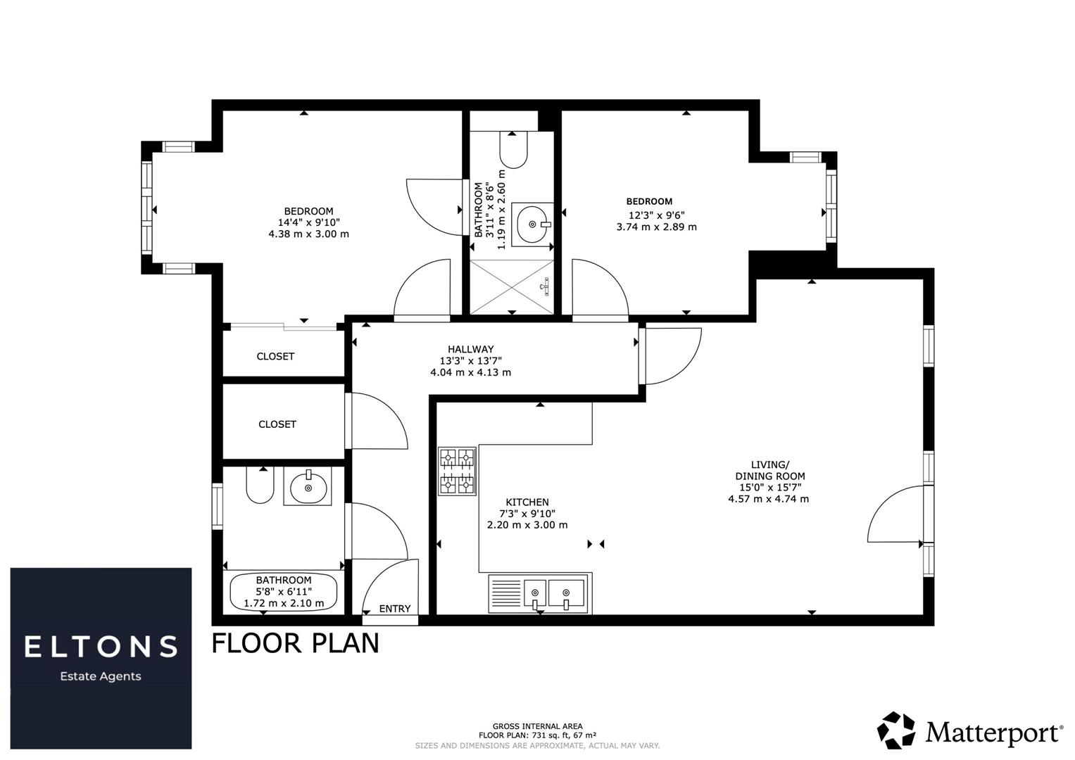 8, Millpond Lane, Faygate floorplan