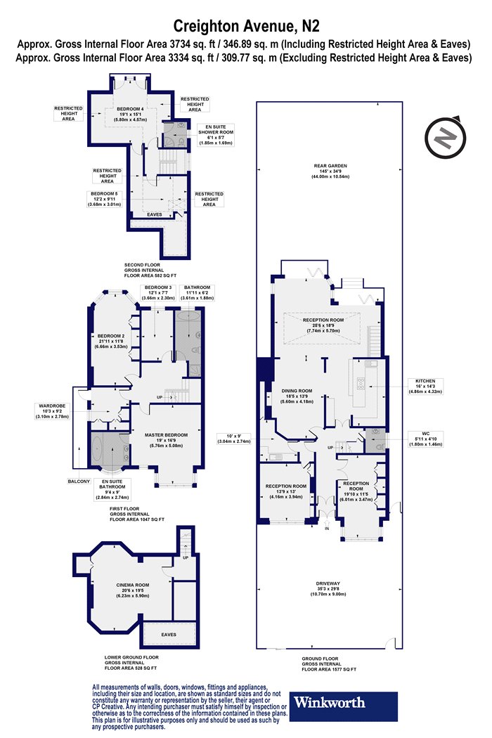 178, Creighton Avenue, London floorplan