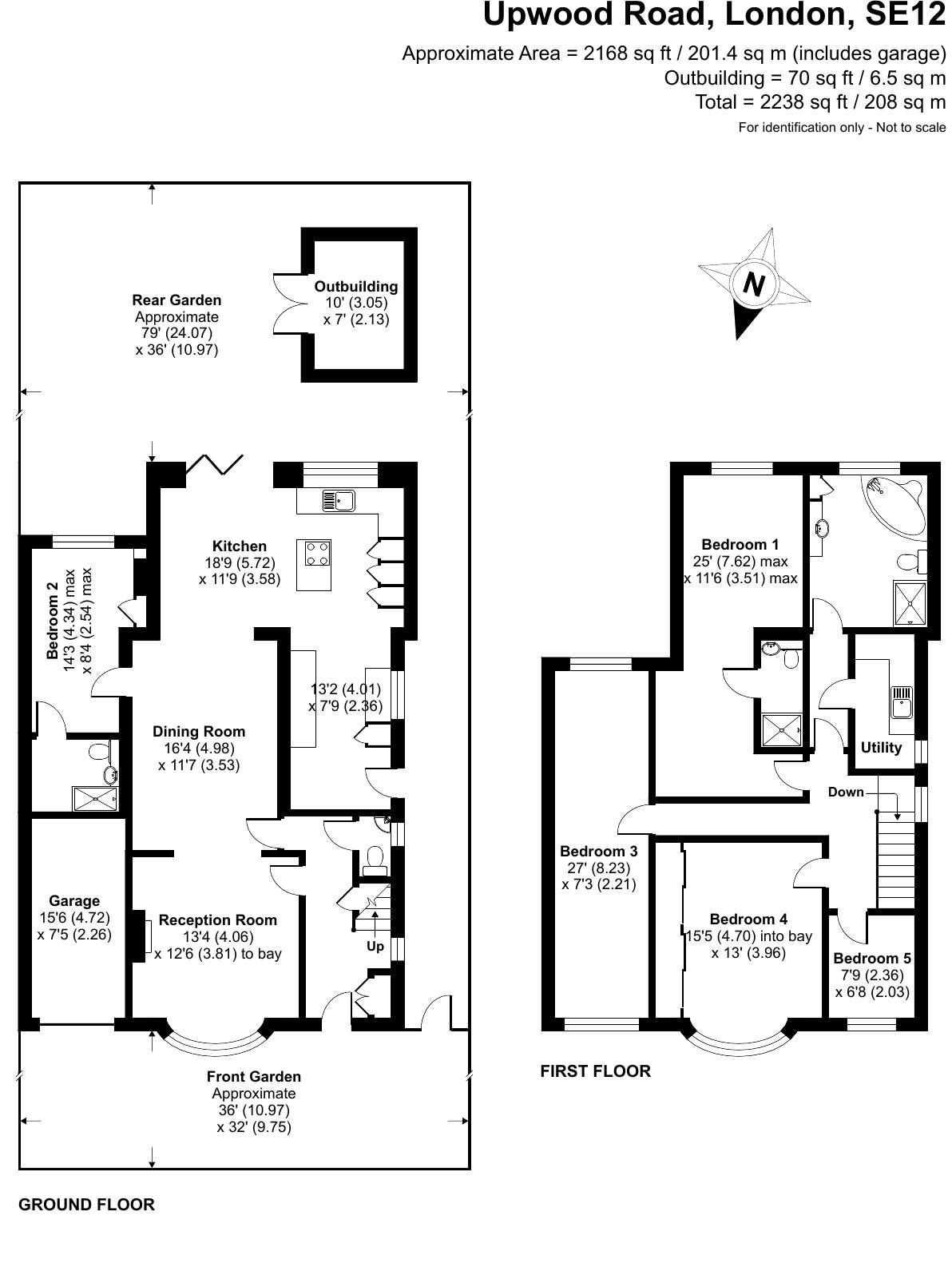 95, Upwood Road, Lee floorplan
