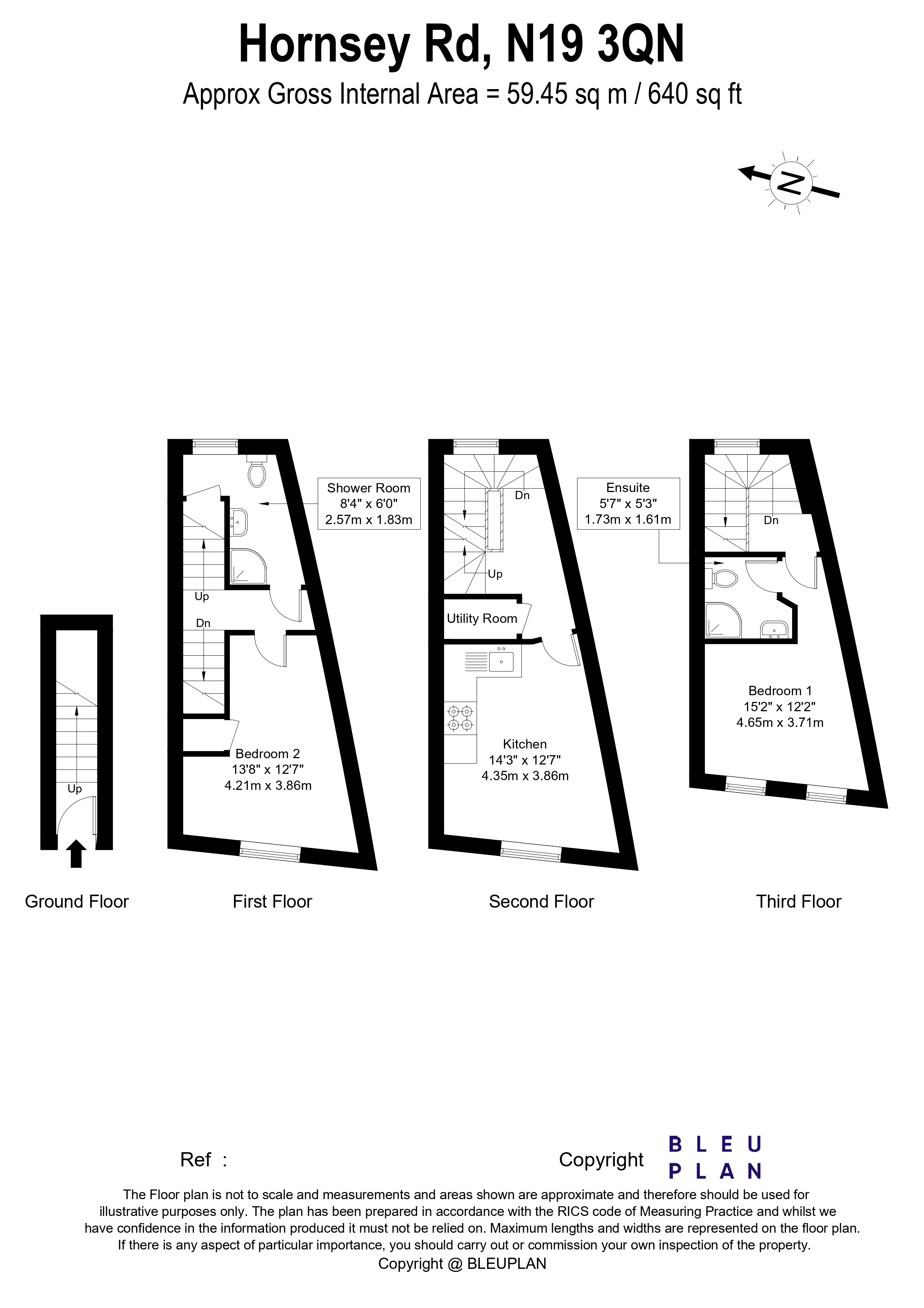 516a, Hornsey Road, Archway floorplan