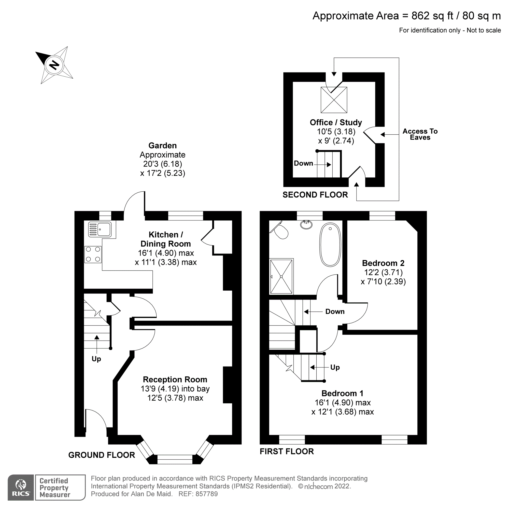 Villiers Road, Beckenham BR3, 2 bedroom end terrace house for sale