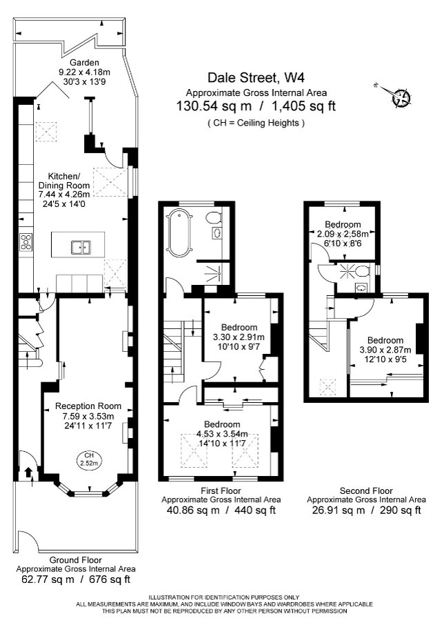 90, Dale Street, London floorplan