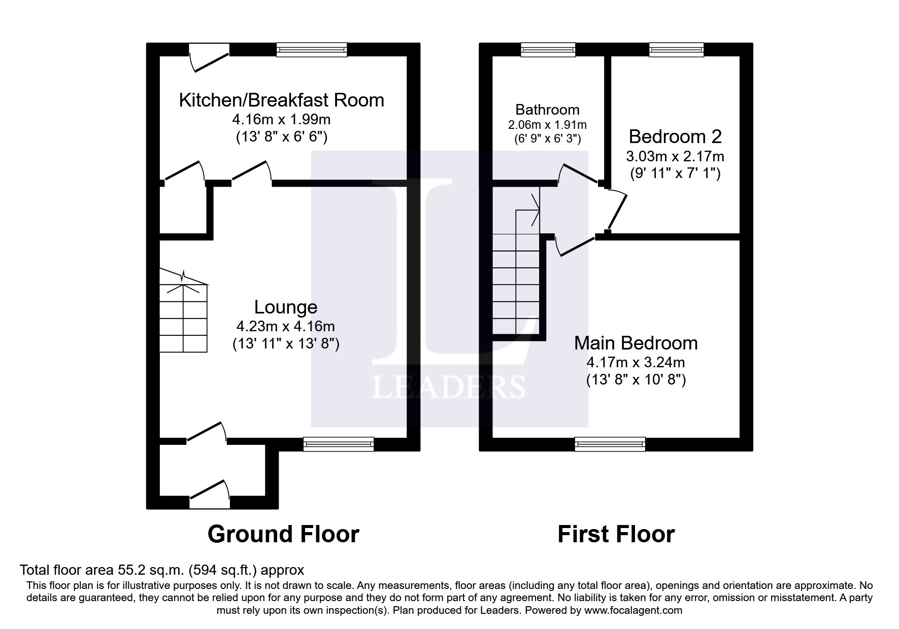 57, Mimosa Crescent, Derby floorplan