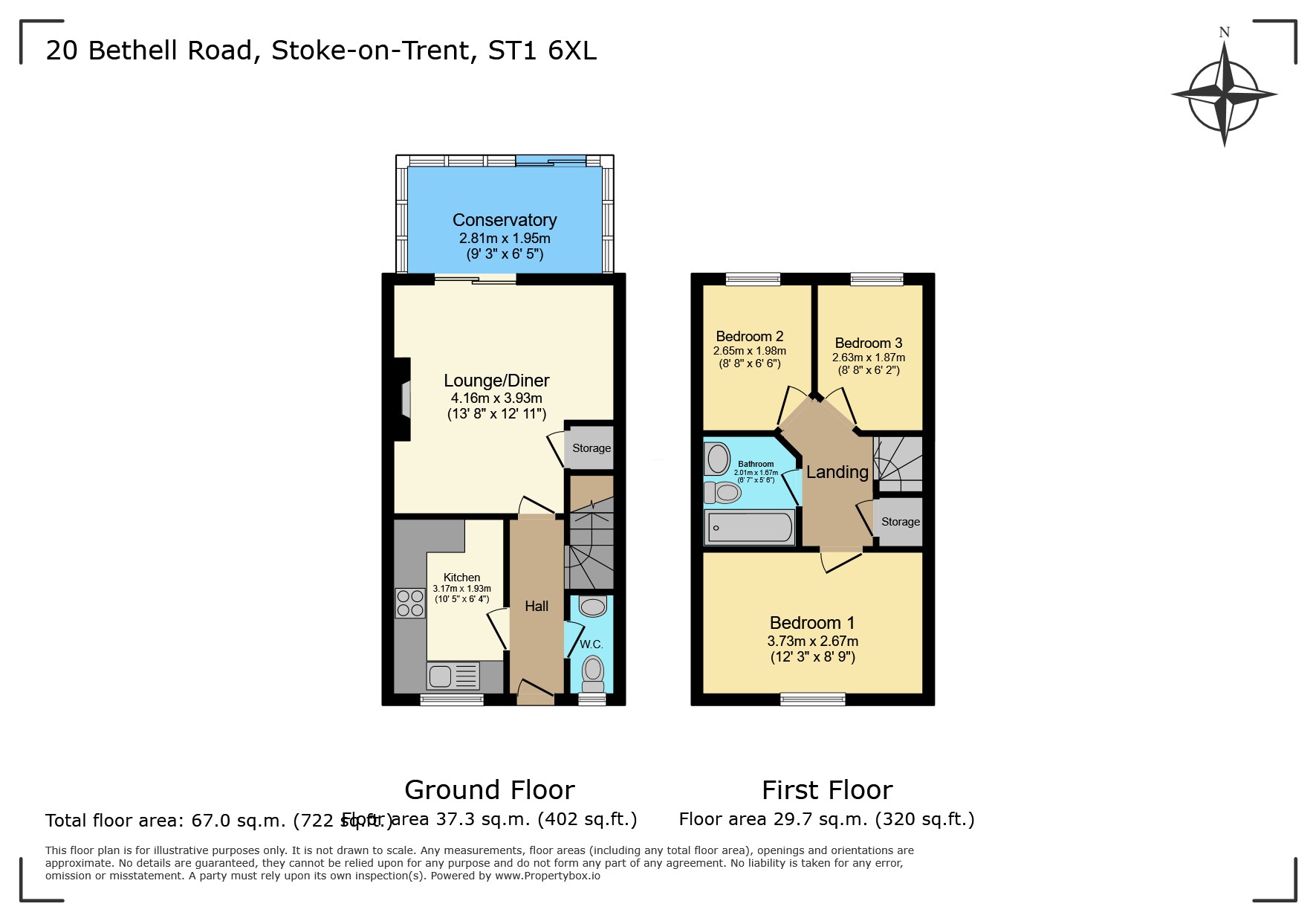 20, Bethell Road, Staffordshire floorplan