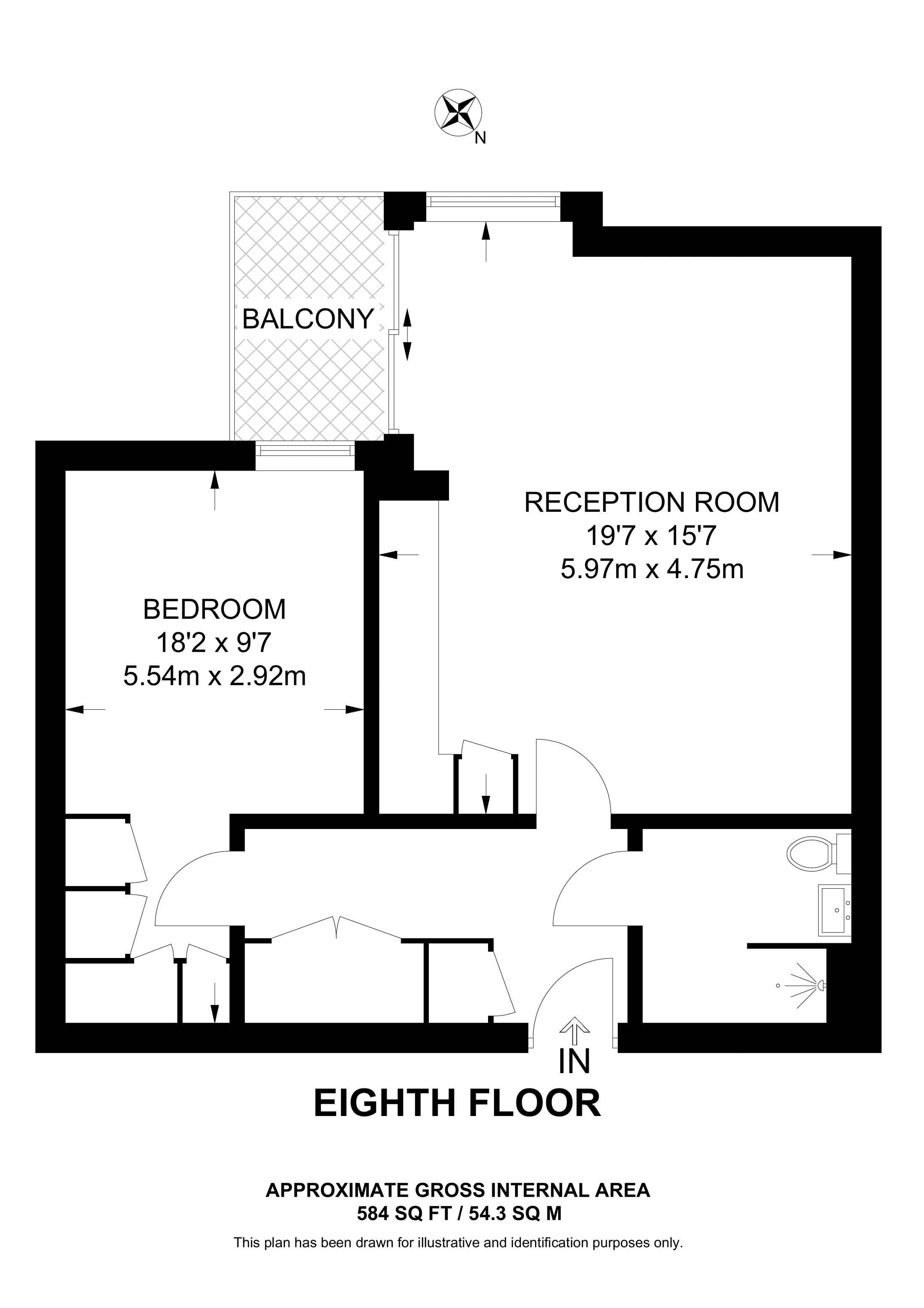 Hartingtons Court, Finsbury Park floorplan