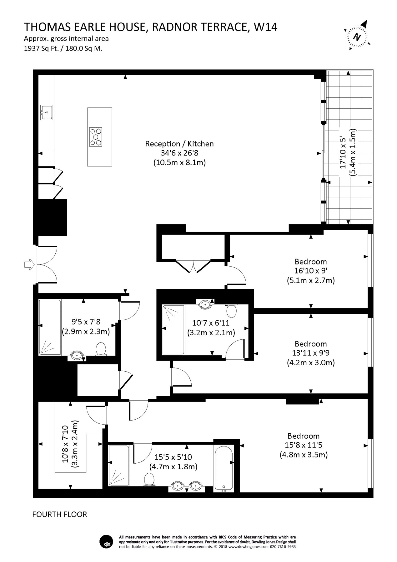 3 Bedrooms Flat for sale in Thomas Earle House, 1 Warwick Lane, Kensington Row, London W14