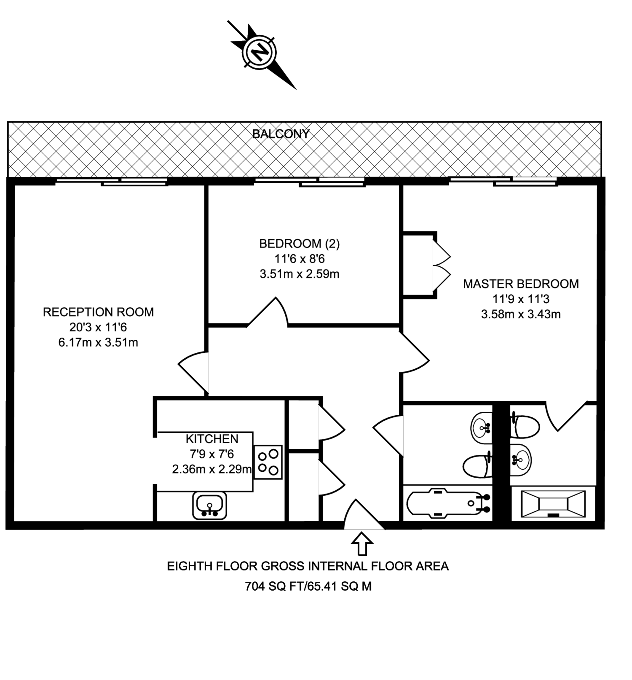 Western Gateway, Royal Docks floorplan