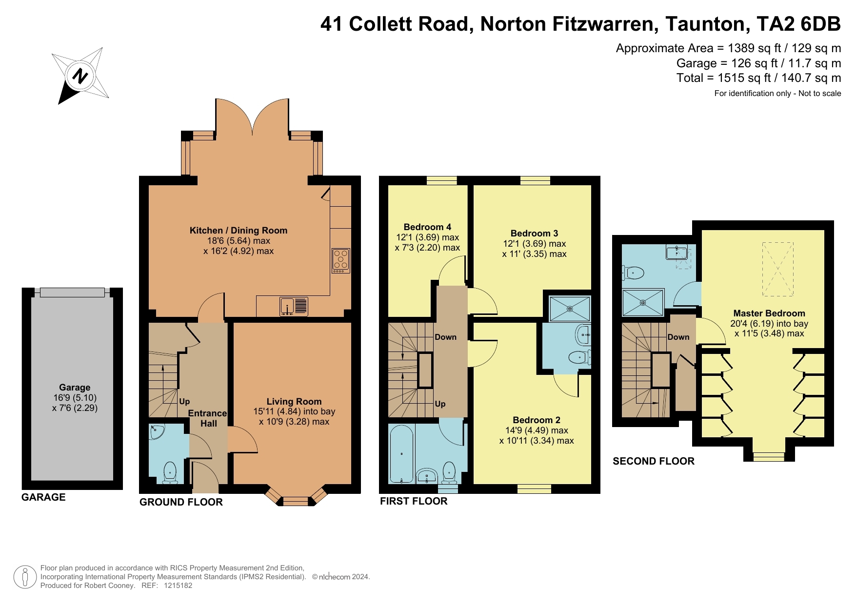 41 Collett Road, Taunton floorplan