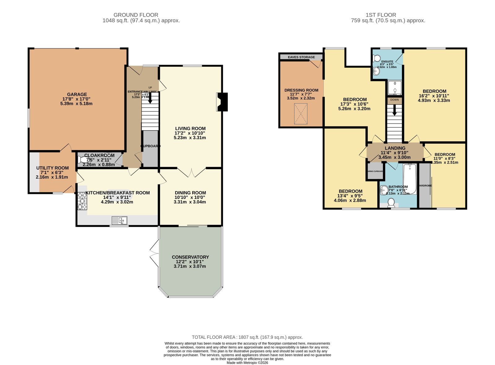 34, Martins Way, Peterborough floorplan