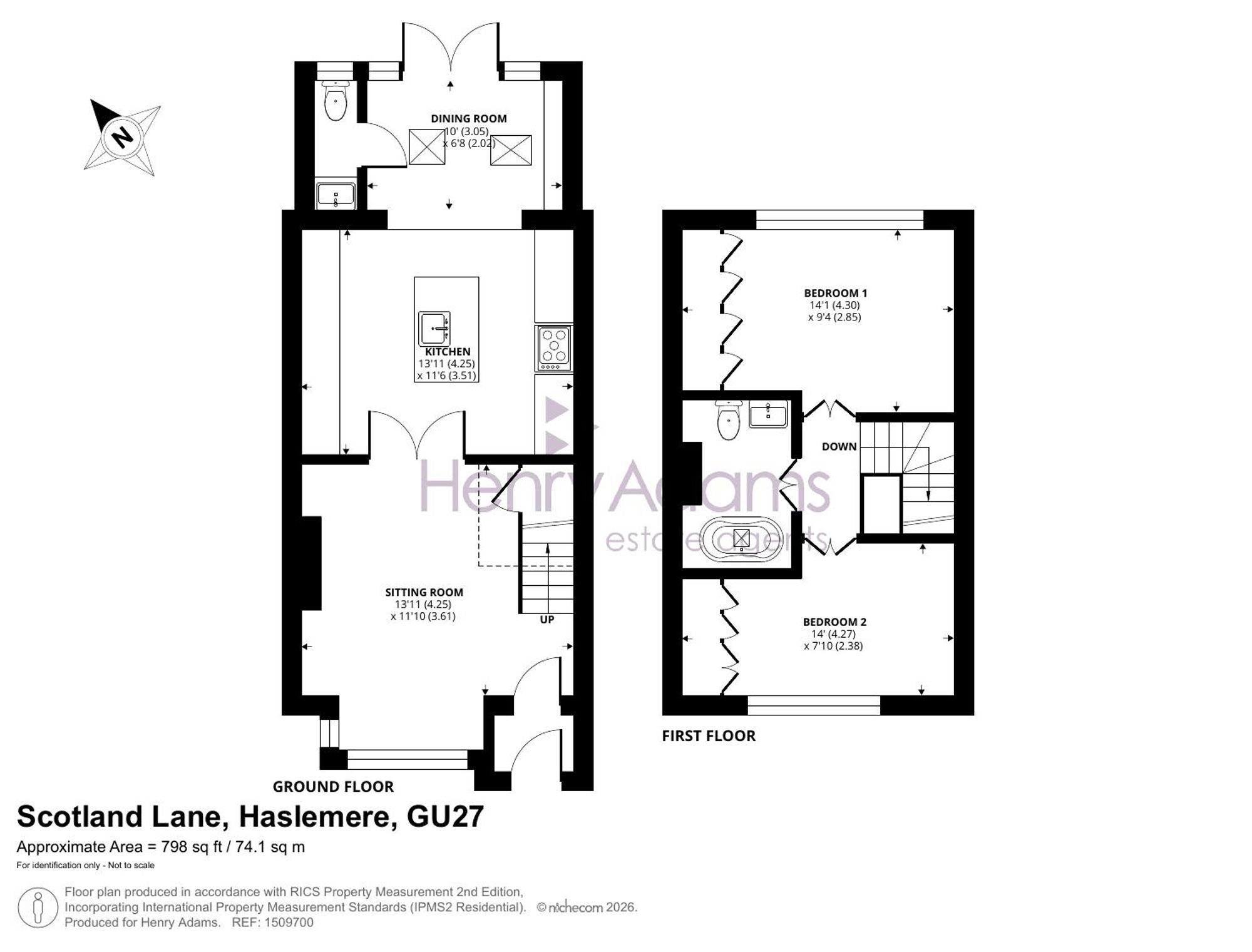 20 Scotland Lane, Haslemere floorplan