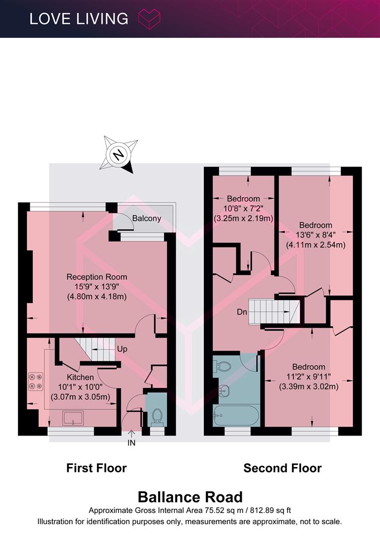 56A, Ballance Road, London floorplan