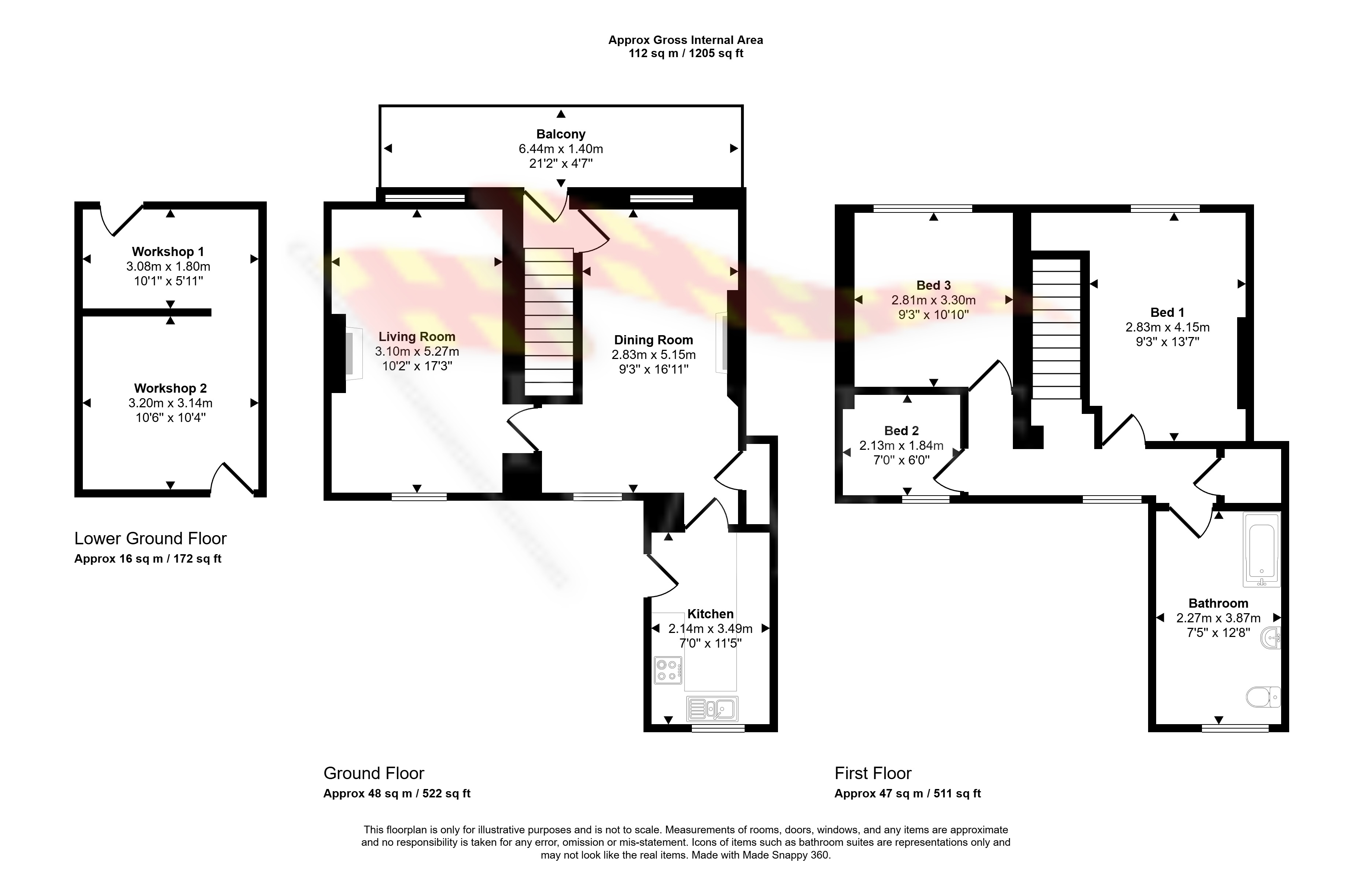 Dorville, Alston floorplan