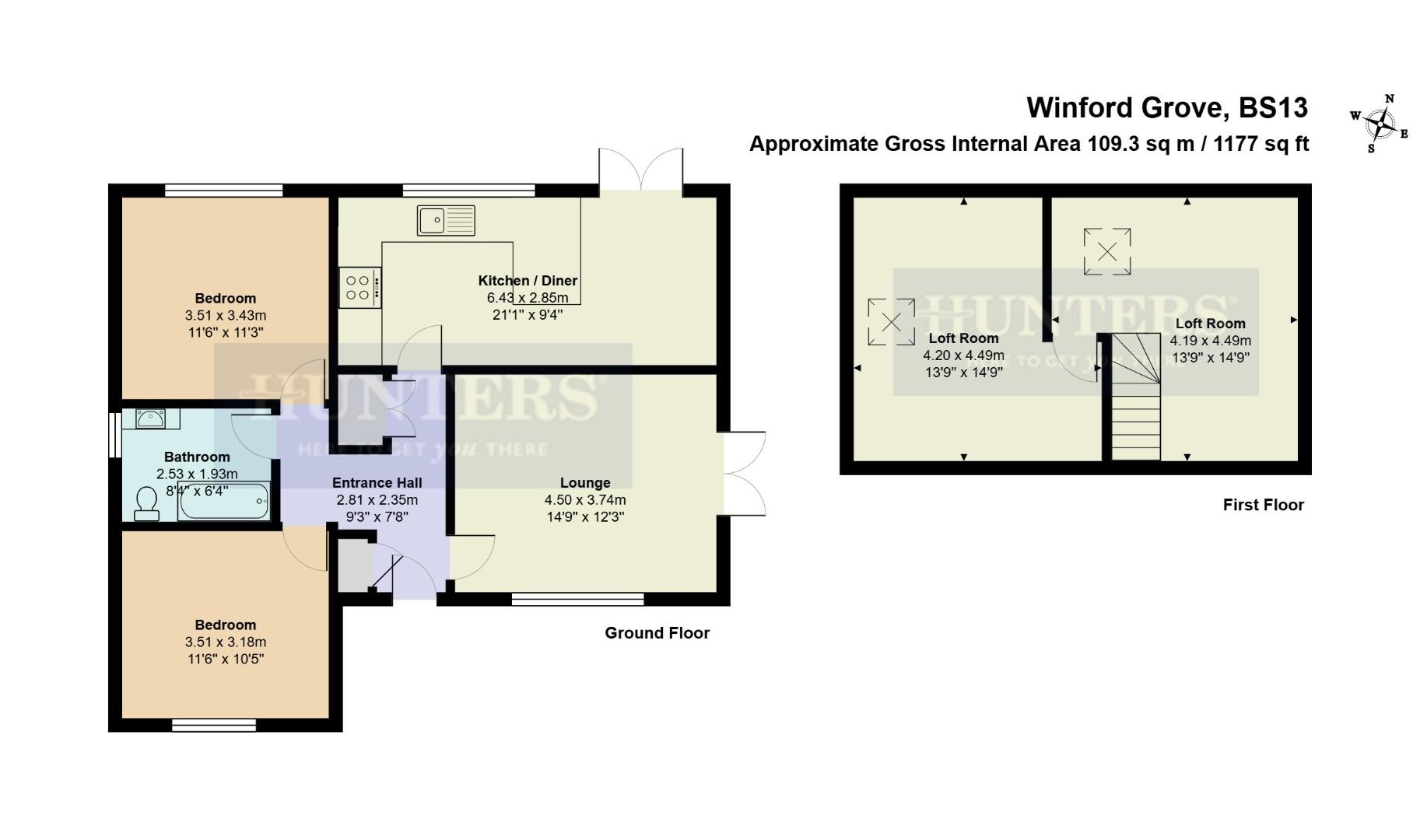 12, Winford Grove, Bristol floorplan